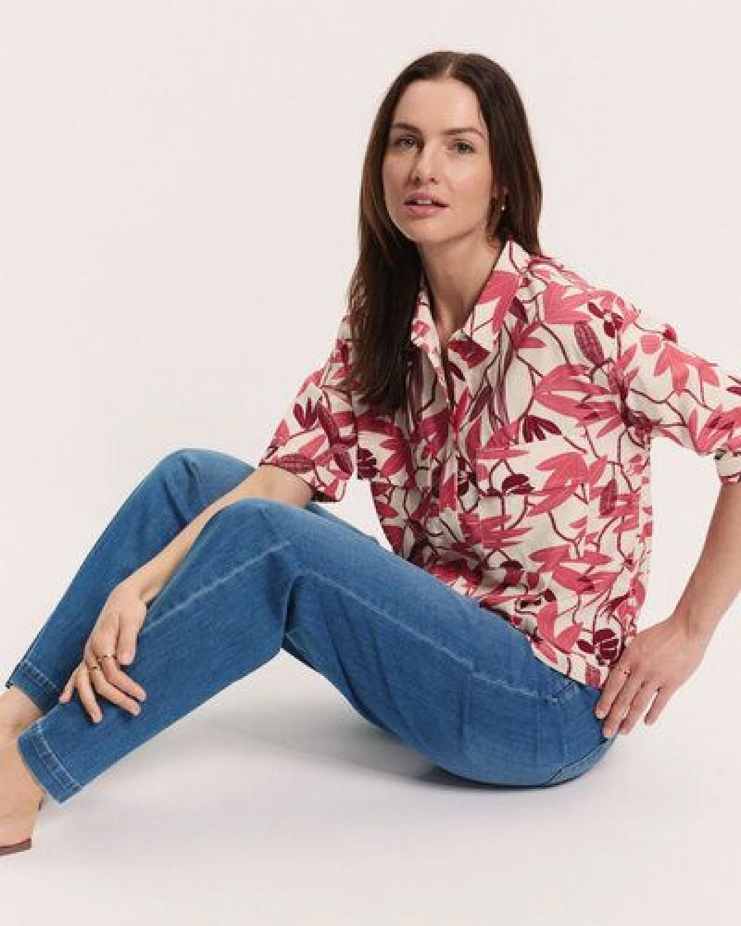TRANQUILLO Oversized Bluse Anii aus EcoVero Viskose (1180003) – Ansicht 4