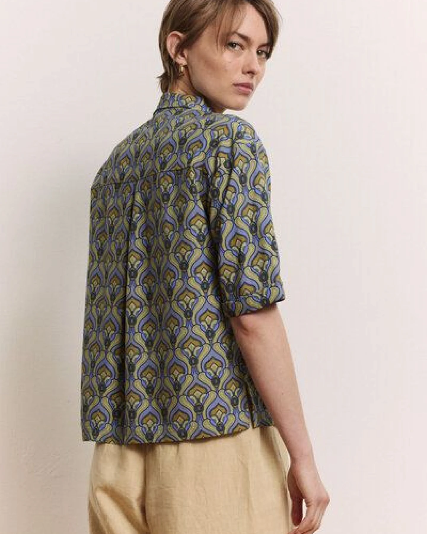 TRANQUILLO Oversized Bluse Anii aus EcoVero Viskose (1180003) – Ansicht 2
