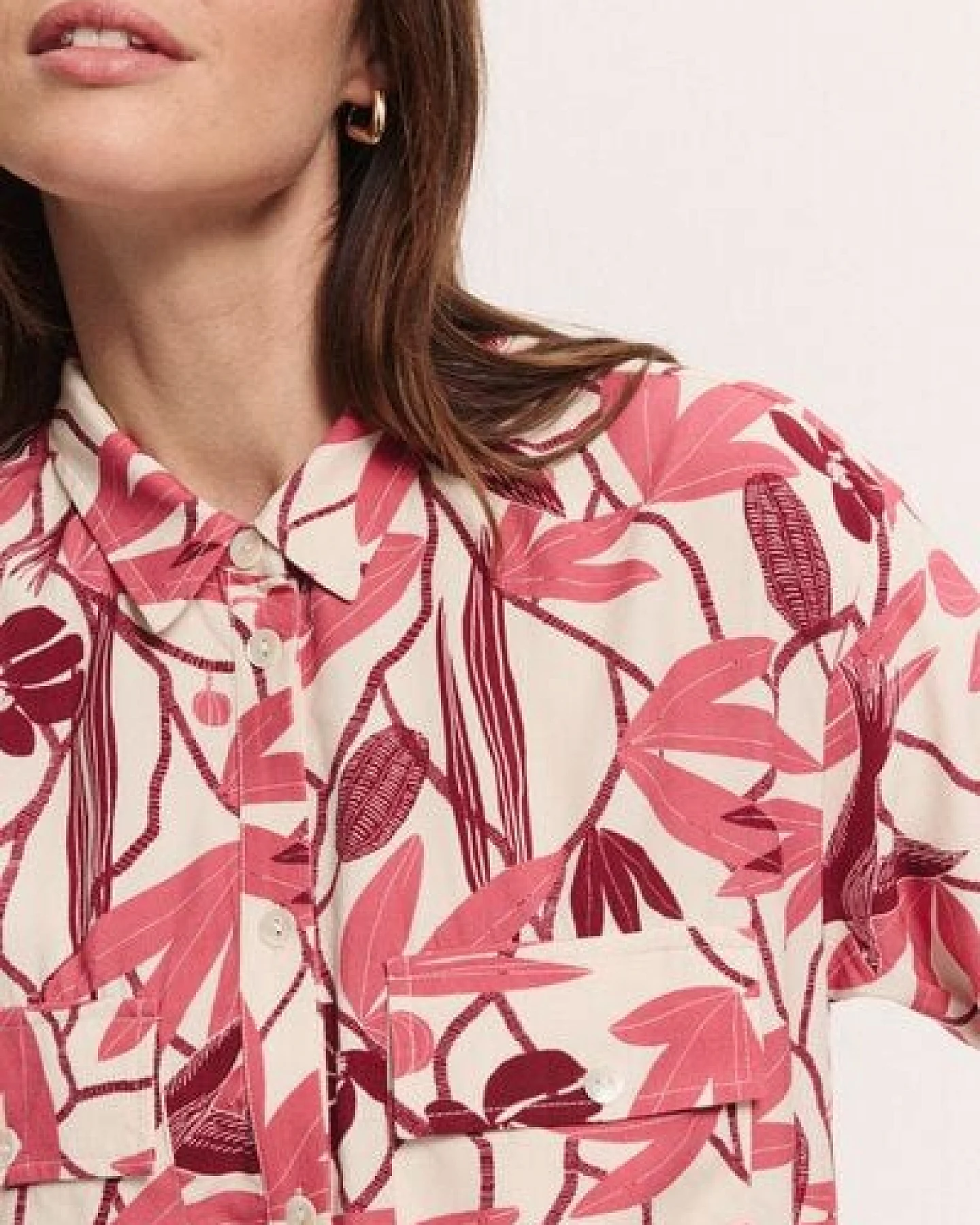 TRANQUILLO Oversized Bluse Anii aus EcoVero Viskose (1180003) – Ansicht 3