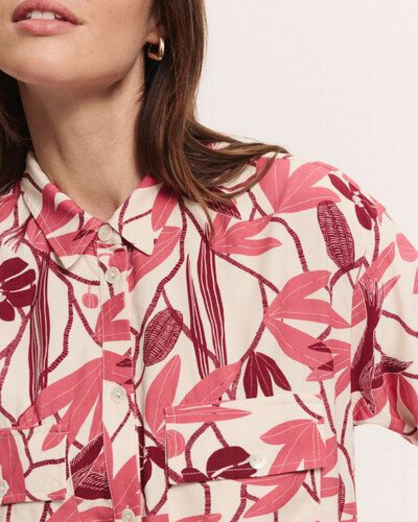 TRANQUILLO Oversized Bluse Anii aus EcoVero Viskose (1180003) – Ansicht 3