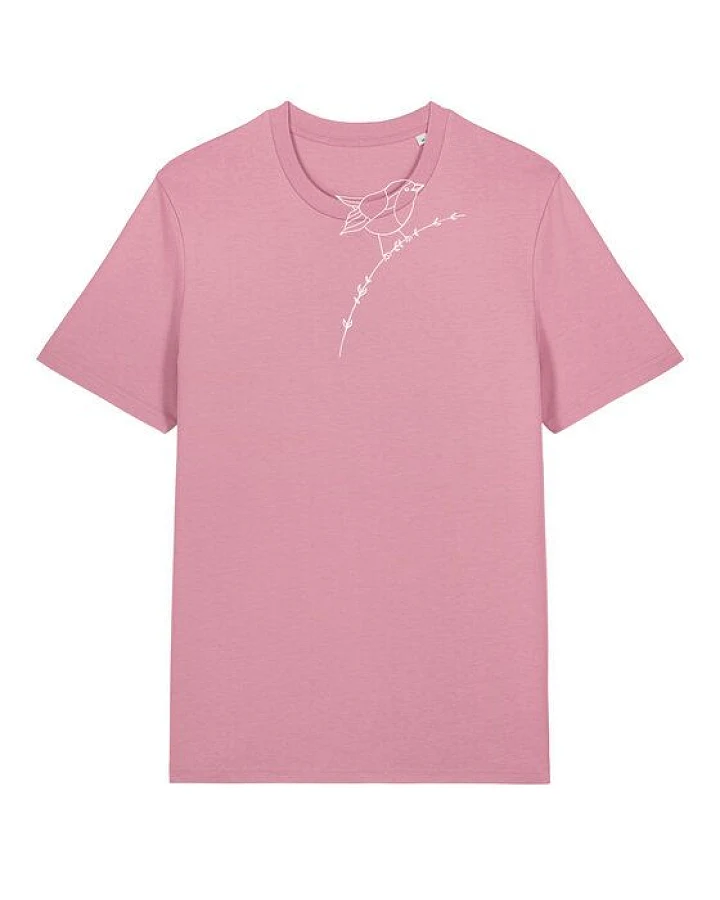 Brandless Basic Bio Unisex T-Shirt Rotkehlchen 180g/m² XXS - 3 XL