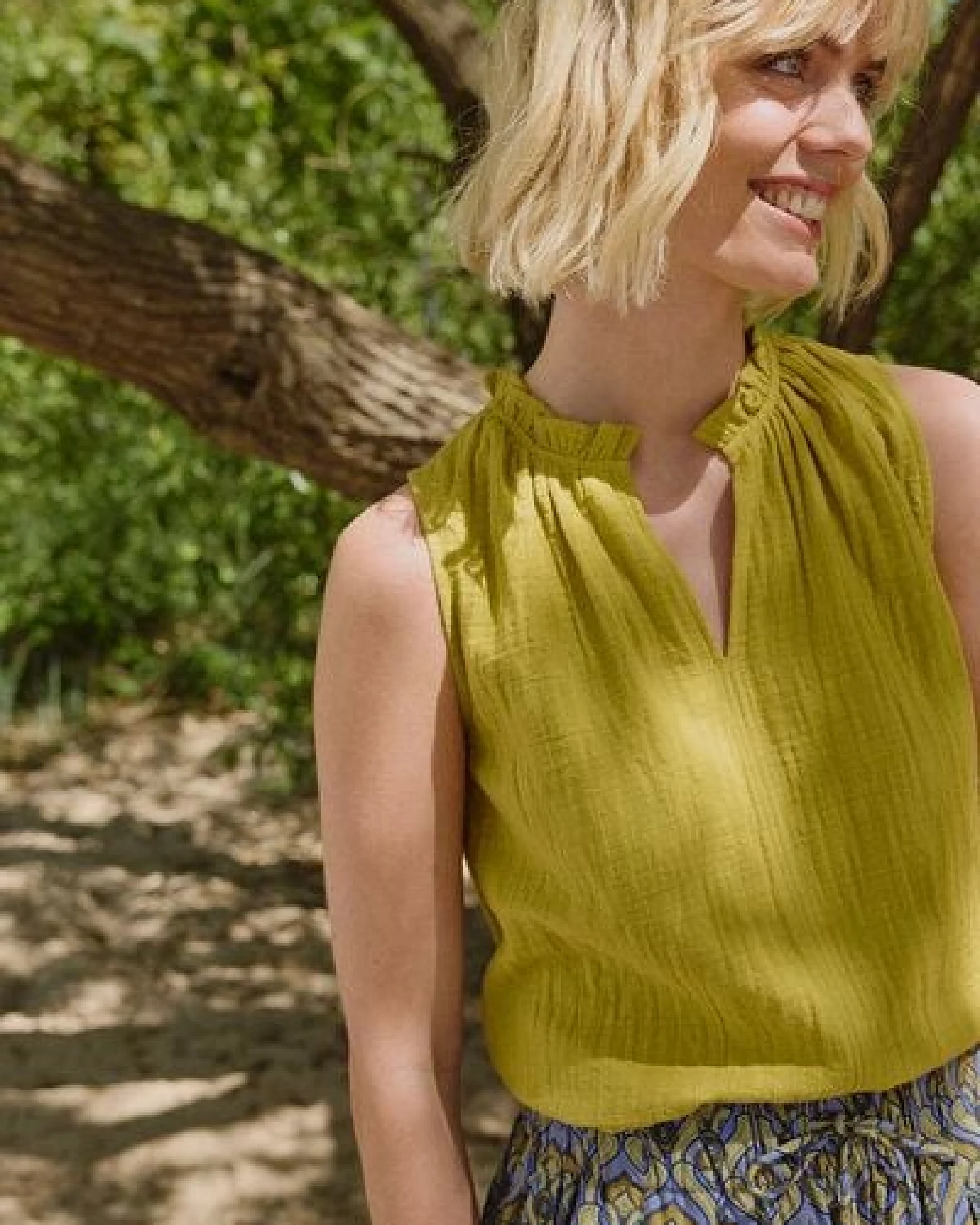 TRANQUILLO Bluse Lauraa aus Slub Musselin GOTS (1180007) – Ansicht 2