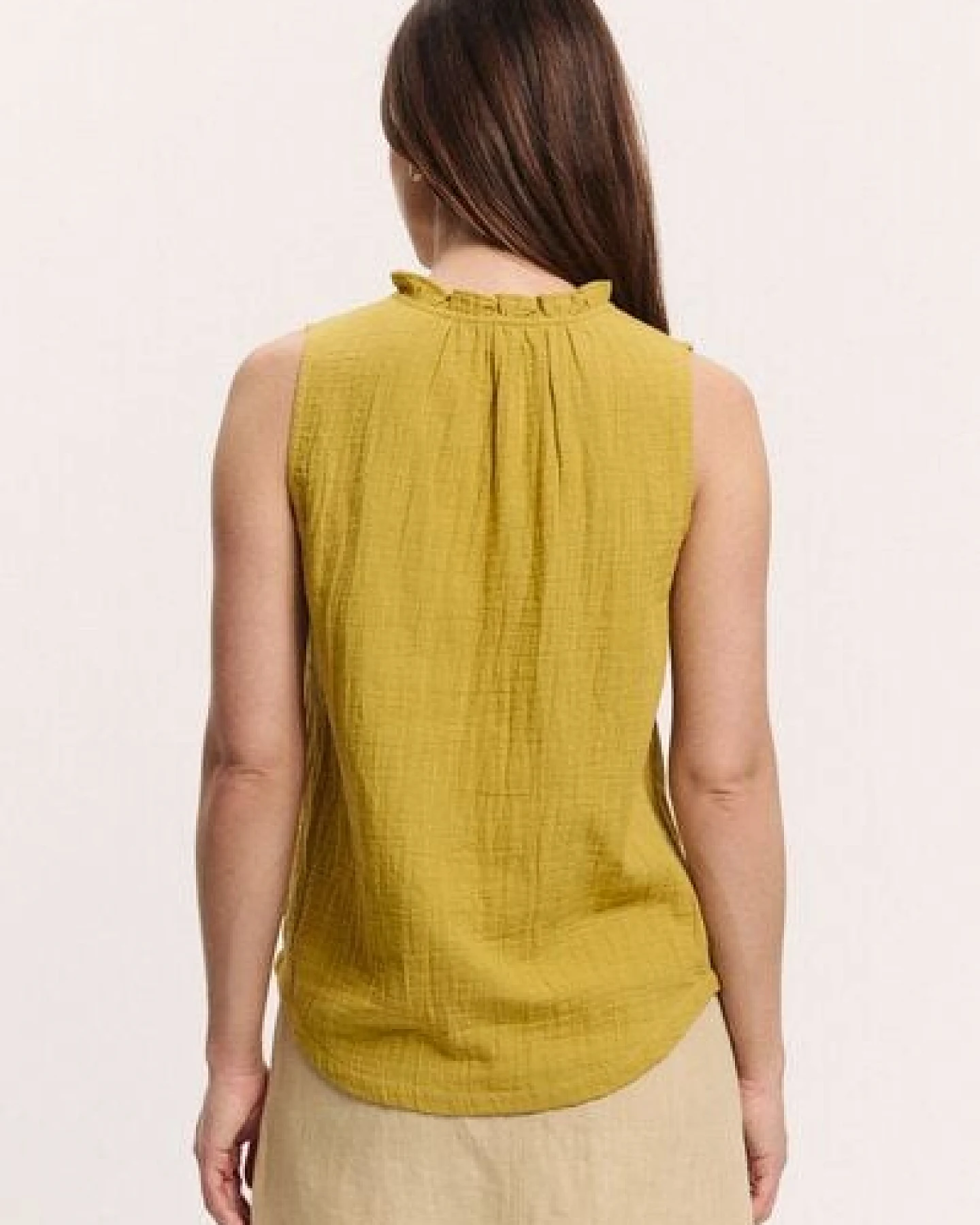 TRANQUILLO Bluse Lauraa aus Slub Musselin GOTS (1180007) – Ansicht 4