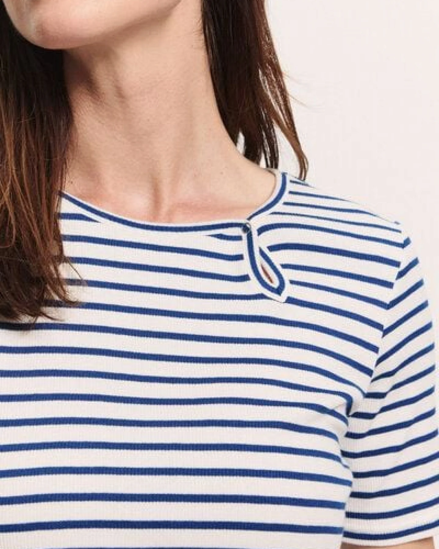 TRANQUILLO Kurzarm Ringelshirt Lillyy aus Tencel (1010005) – Ansicht 4
