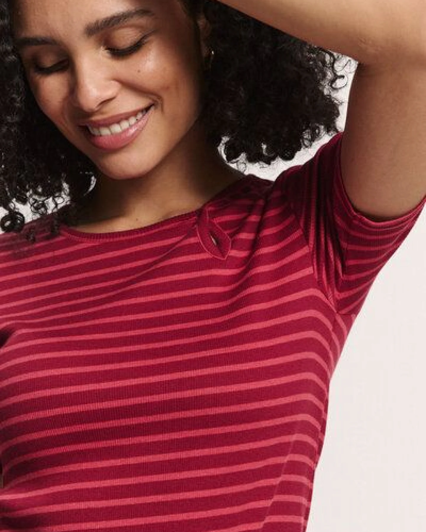 TRANQUILLO Kurzarm Ringelshirt Lillyy aus Tencel (1010005) – Ansicht 3
