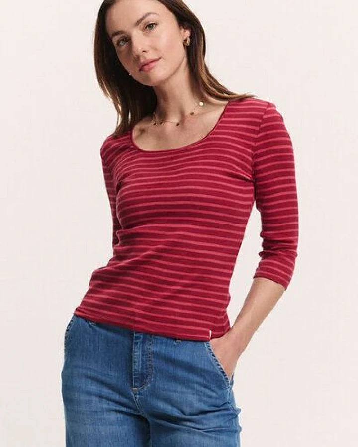 TRANQUILLO Jerseyshirt Loolly aus Tencel mit 3/4 Arm (1010007)