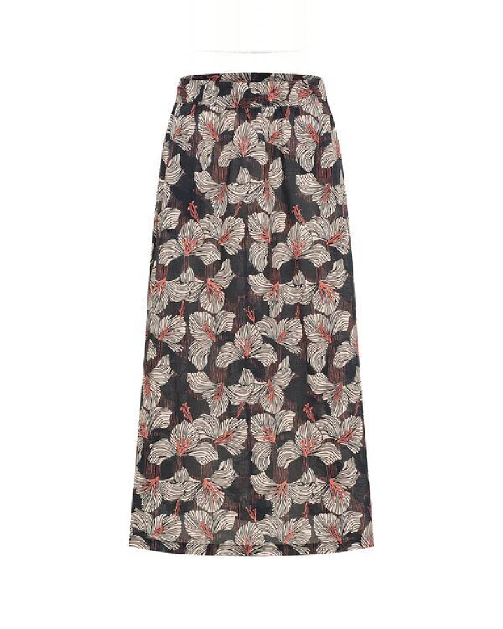 LANIUS Midi-Rock print bloom