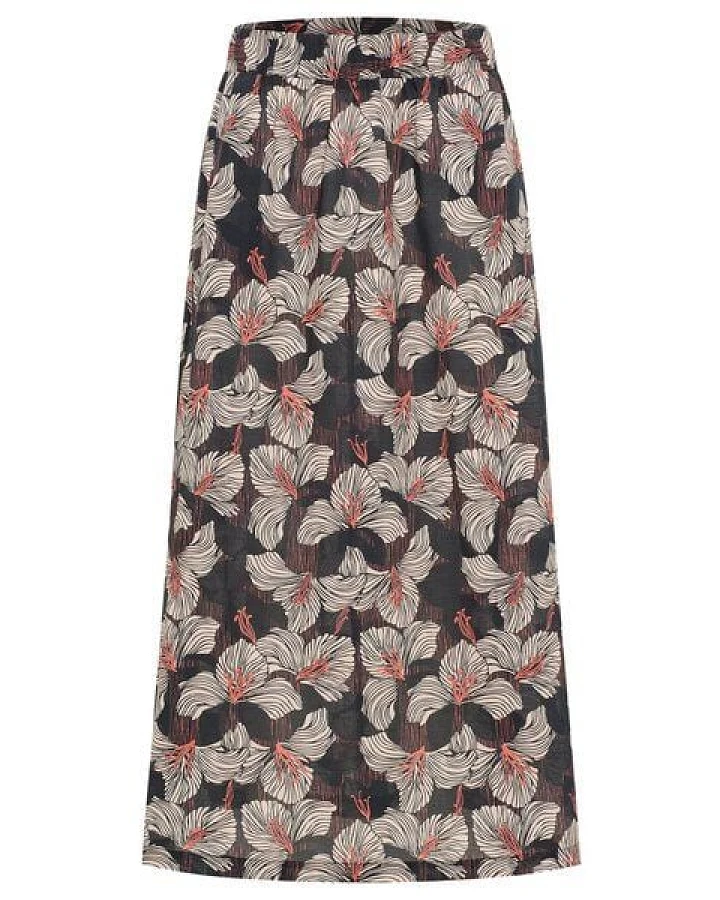 LANIUS Midi-Rock print bloom
