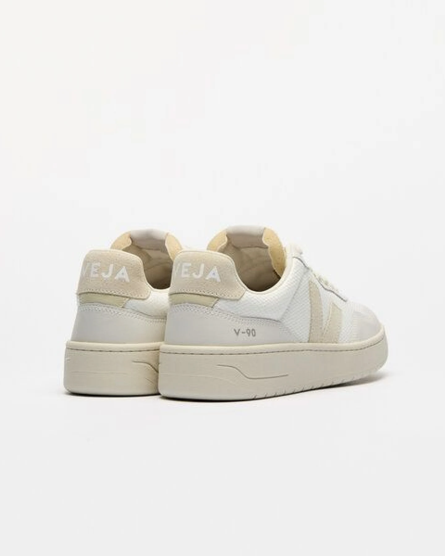 Veja Herren-Sneaker V-90 B-Mesh White Pierre – Ansicht 3