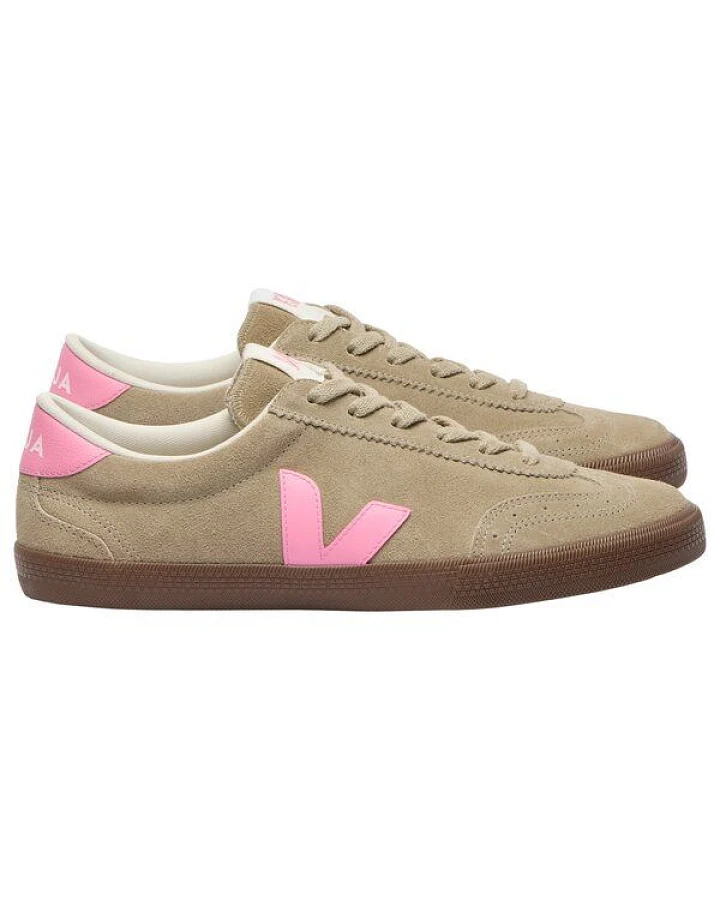 Veja Damen-Sneaker Volley Suede Taupe Malibu Bark