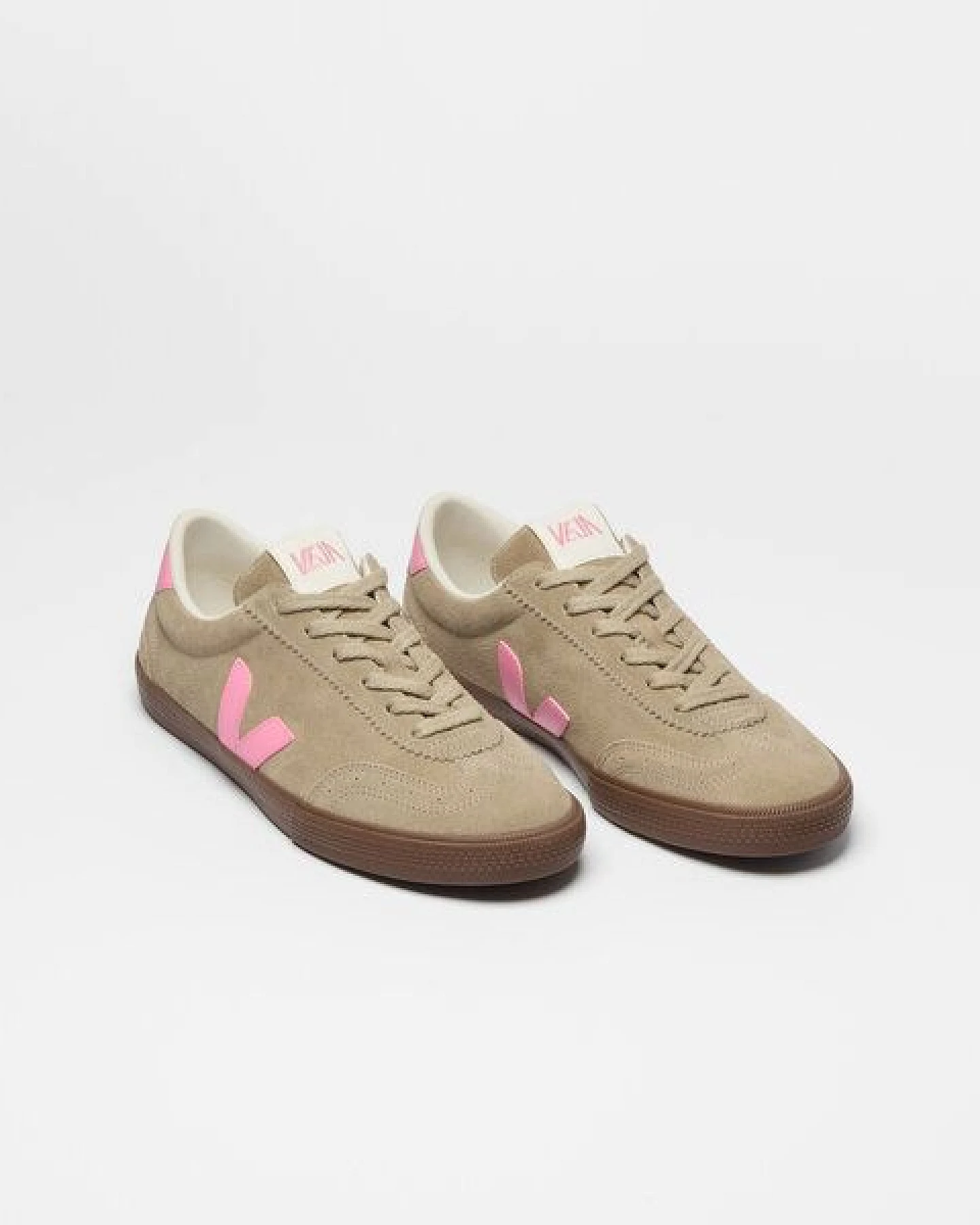 Veja Damen-Sneaker Volley Suede Taupe Malibu Bark – Ansicht 3