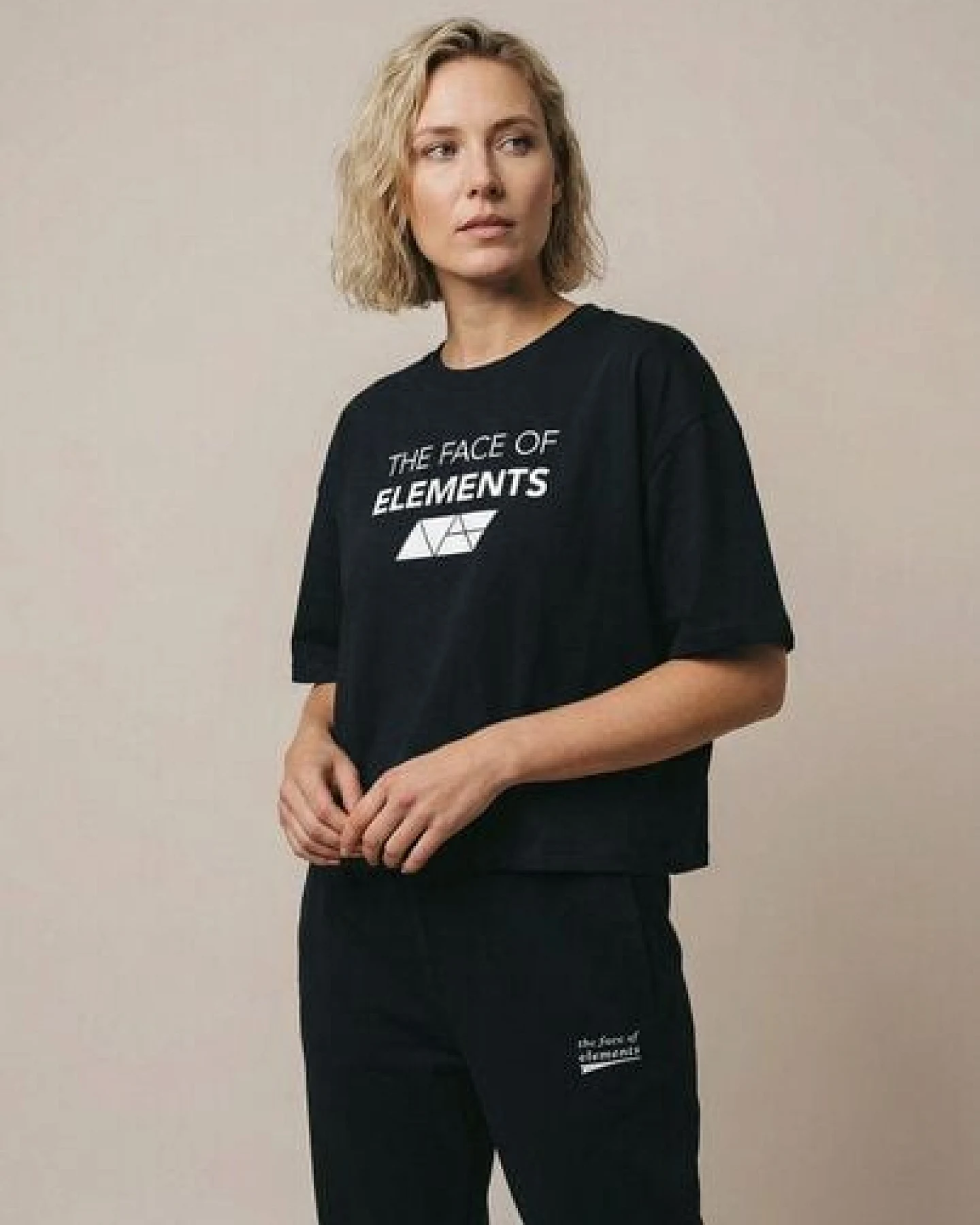 THE FACE OF ELEMENTS STATEMENT - RELAXED FIT SWEATPANT AUS 100% BIO-BAUMWOLLE – Ansicht 4