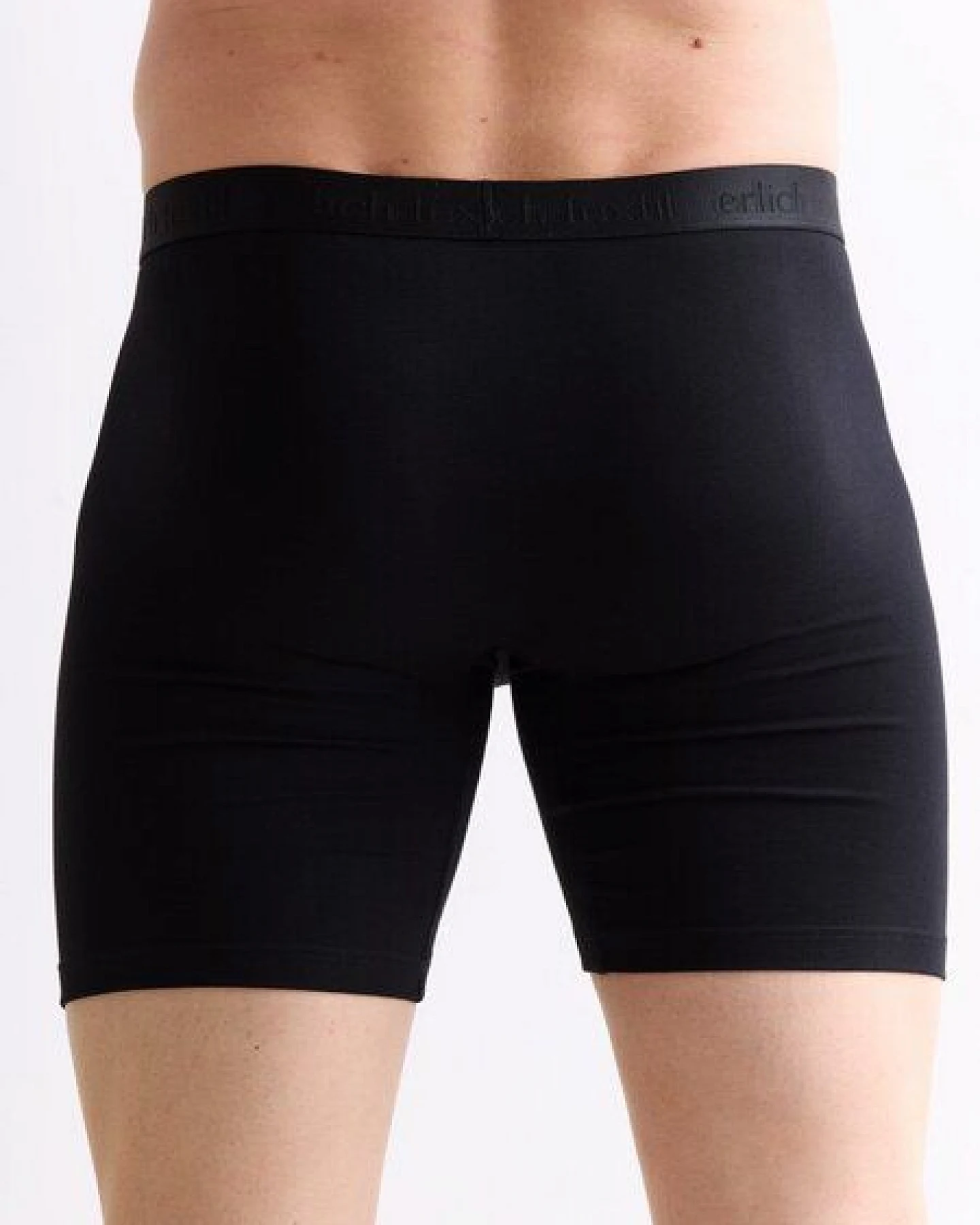 erlich textil Casual Cotton lange Pants, enge lange Boxershorts aus Bio-Baumwolle, made in Europe – Ansicht 2