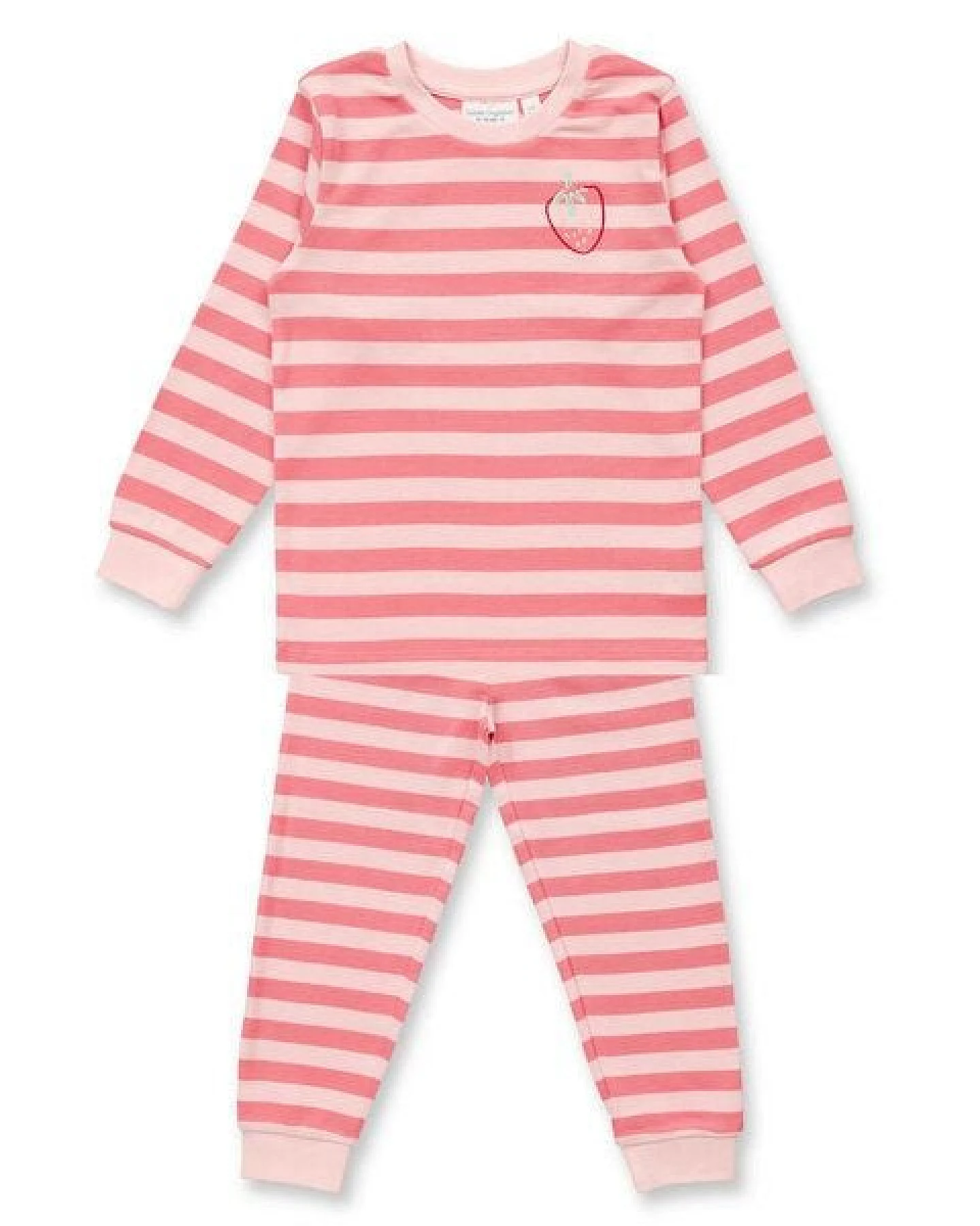 sense-organics Sense Organics Kinder Ringel Schlafanzug 2-Teiler Bio Baumwolle – Ansicht 2