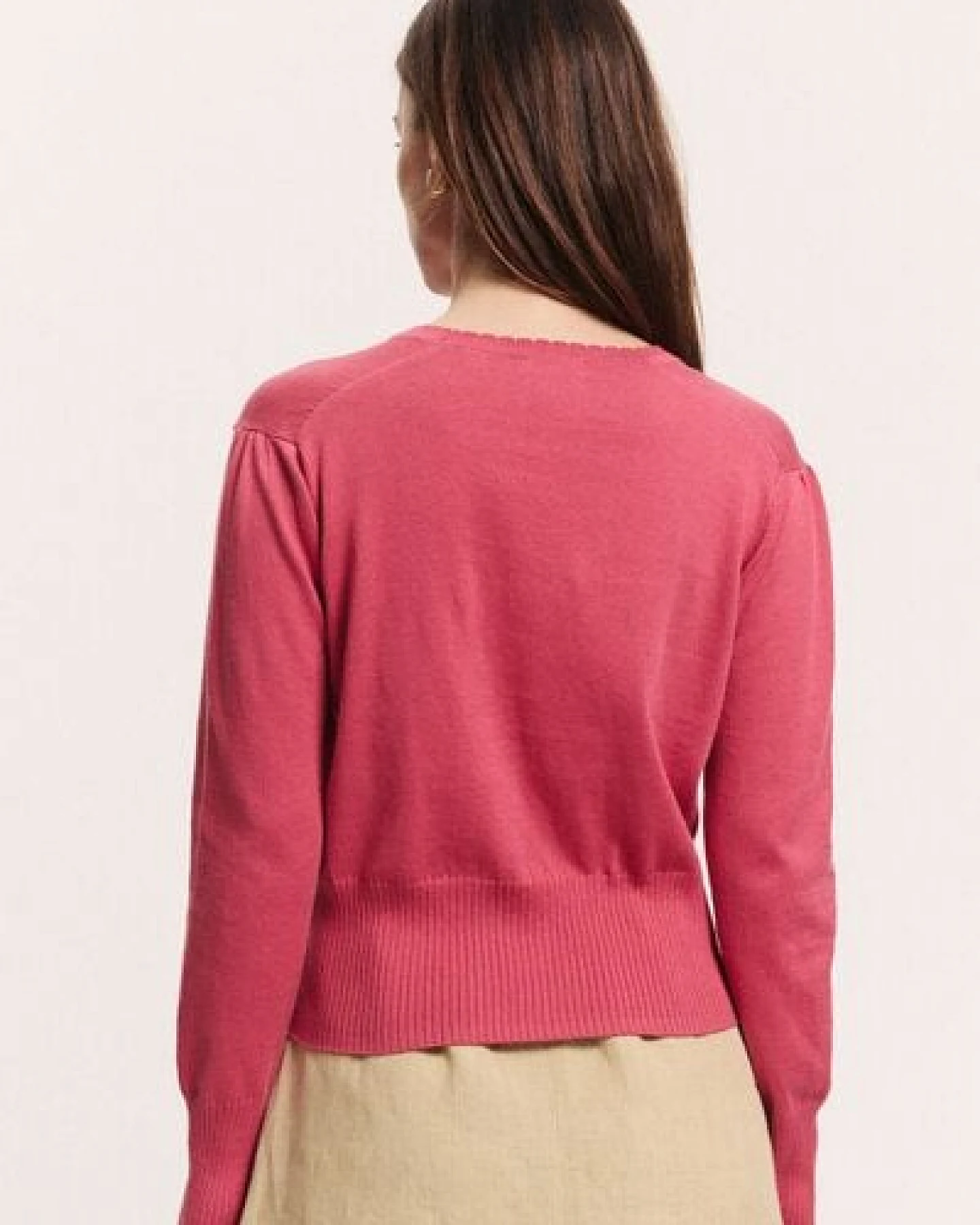 TRANQUILLO Strickjacke Linaa aus Bio-Baumwolle (1250001) – Ansicht 3