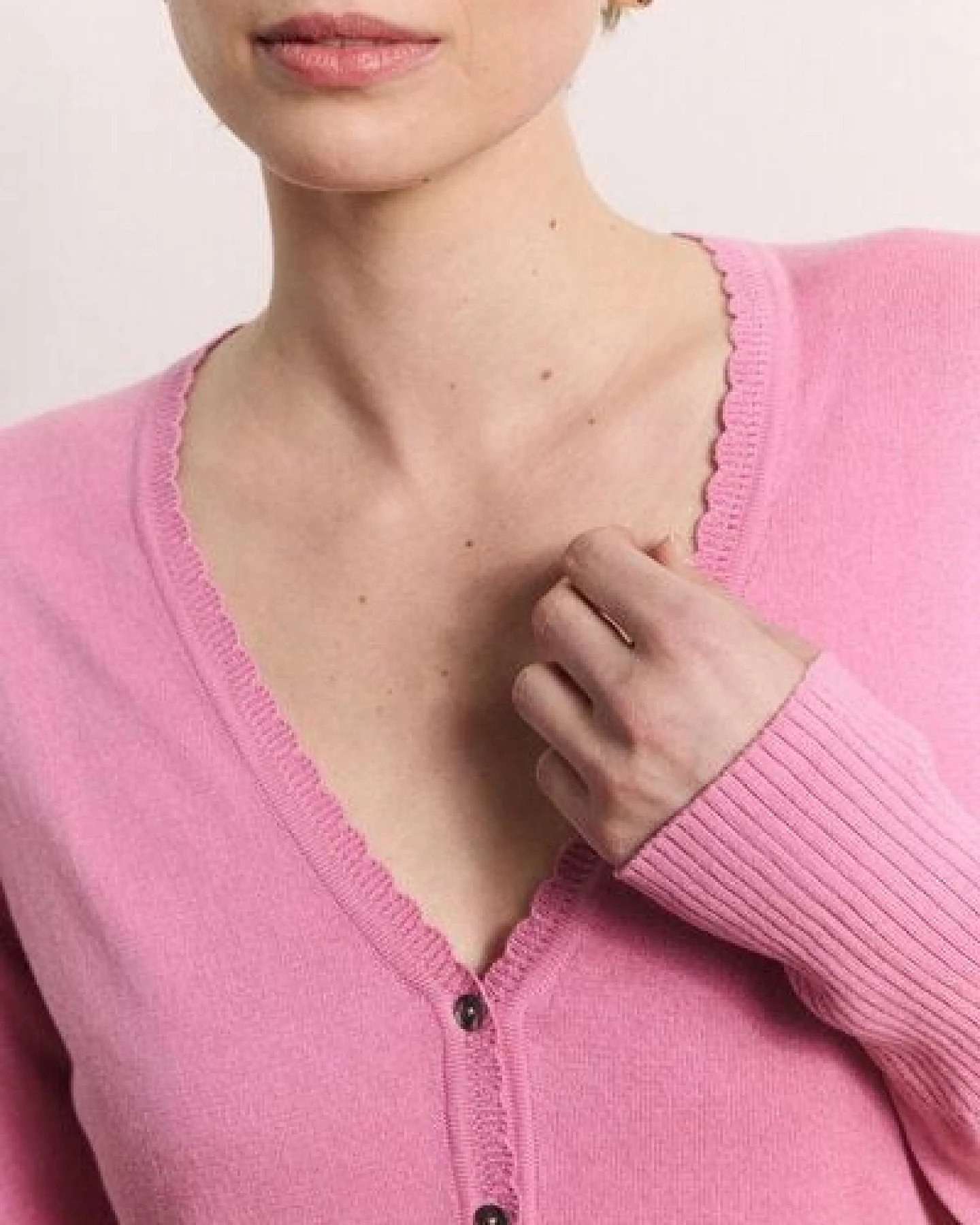 TRANQUILLO Strickjacke Linaa aus Bio-Baumwolle (1250001) – Ansicht 4