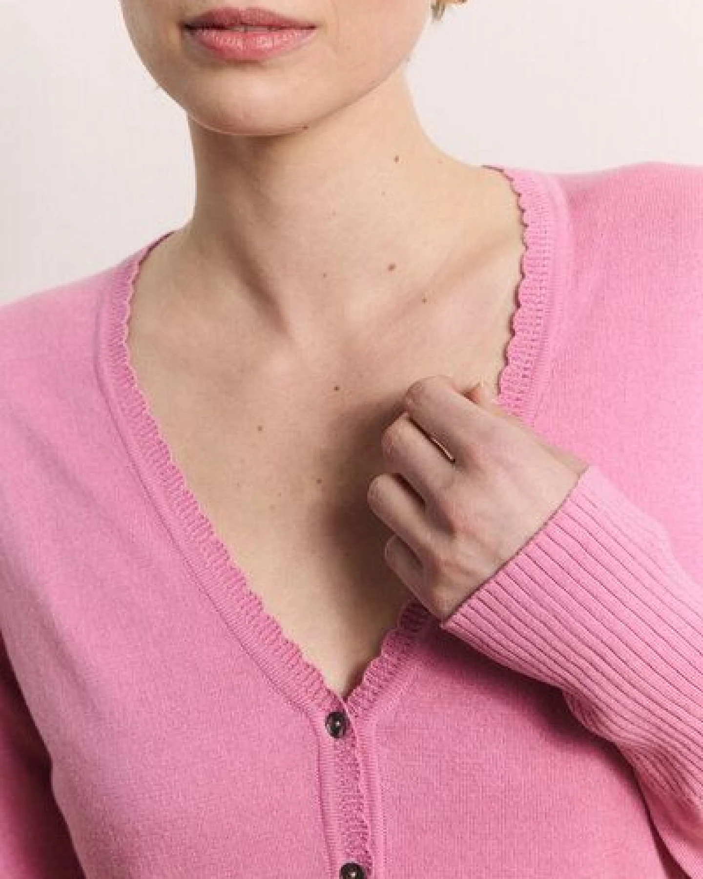 TRANQUILLO Strickjacke Linaa aus Bio-Baumwolle (1250001) – Ansicht 3
