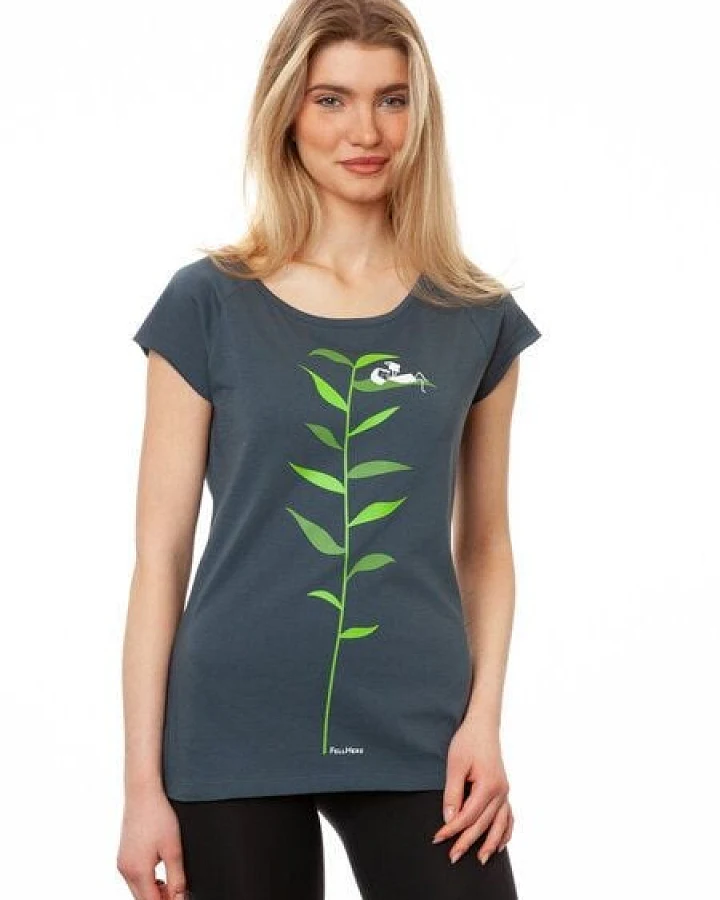 FellHerz Damen T-Shirt Booklover thundercloud