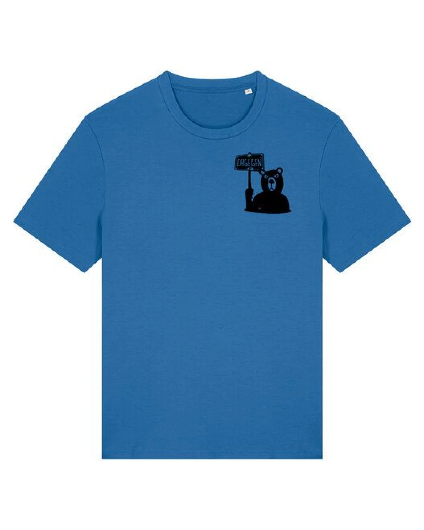 päfjes Der Bär ist DAGEGEN! Du auch? - Fair Wear Männer Unisex Bio T-Shirt Siebdruck – Ansicht 2