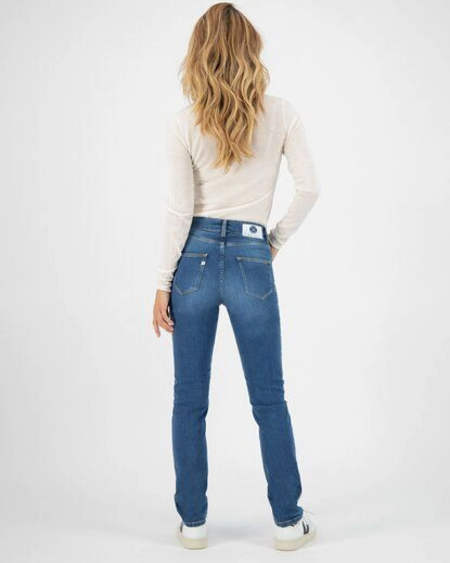 MUD Jeans Damen Jeans "Regular Swan - Authentic Indigo - rcy" – Ansicht 3