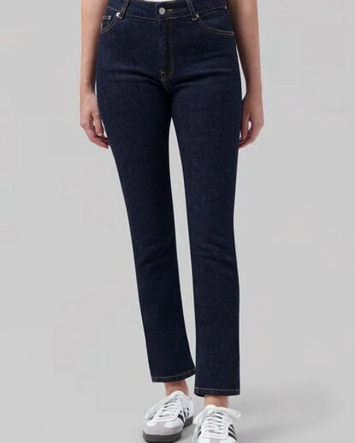 MUD Jeans Damen Jeans "Regular Swan - Strong Blue"