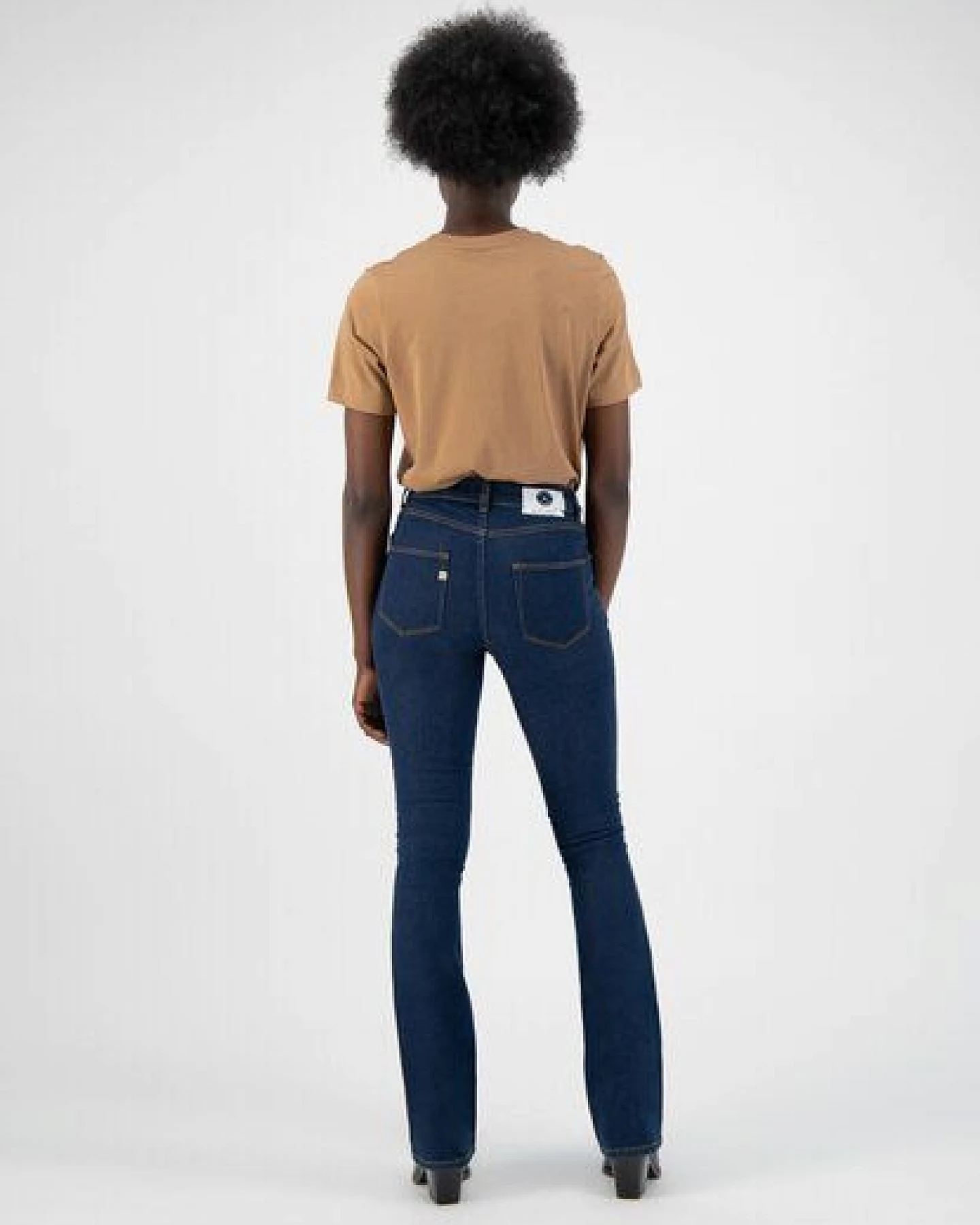 MUD Jeans Damen Jeans "Flared Hazen - Strong Blue" – Ansicht 3