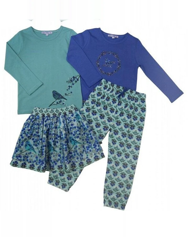 Enfant Terrible Webhose mit Jerseyfutter in ozean-himmelblau