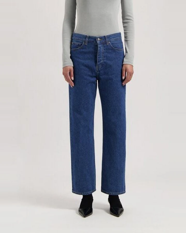 MUD Jeans Damen Jeans "Emma Low Loose - Medium Stone"