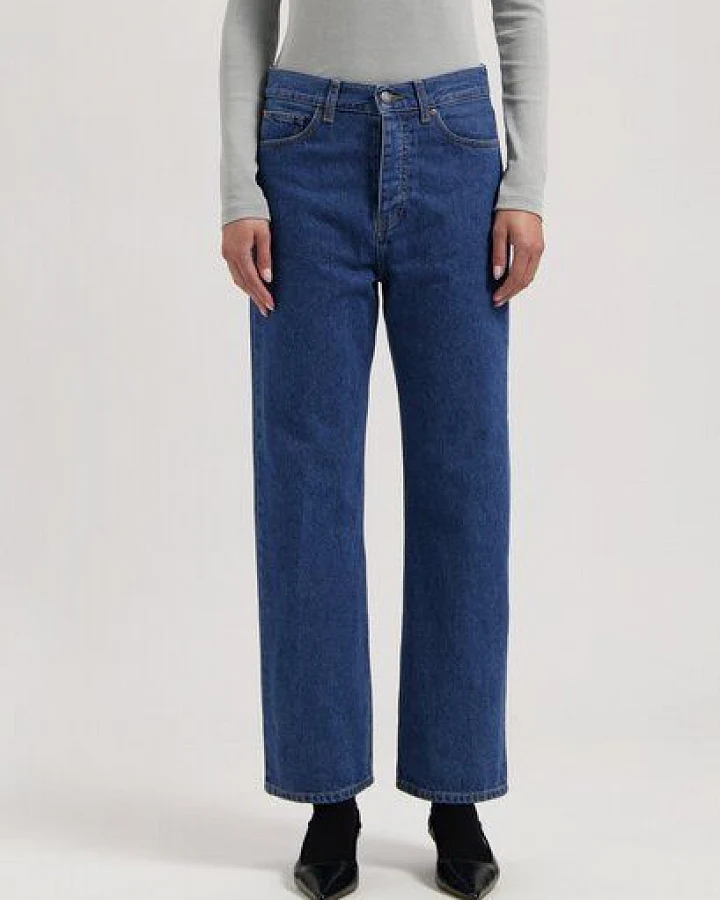MUD Jeans Damen Jeans "Emma Low Loose - Medium Stone"
