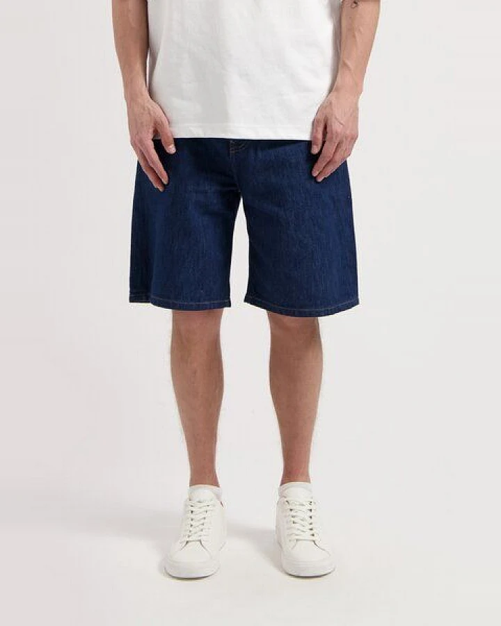 MUD Jeans Herren Shorts "James Denim Short - Stone Indigo"