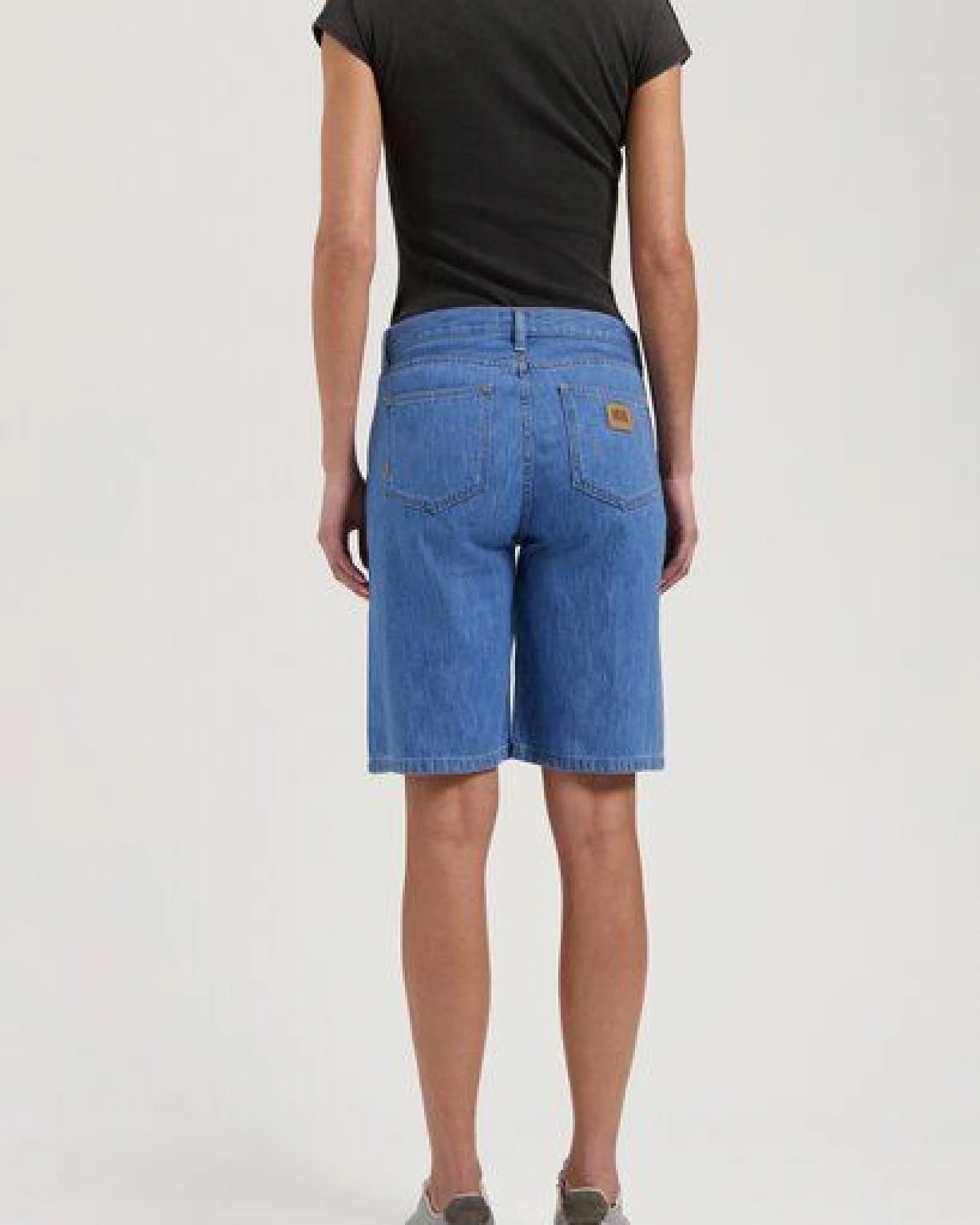 MUD Jeans Damen Shorts "Suzy Mid Short - Medium Stone" – Ansicht 3