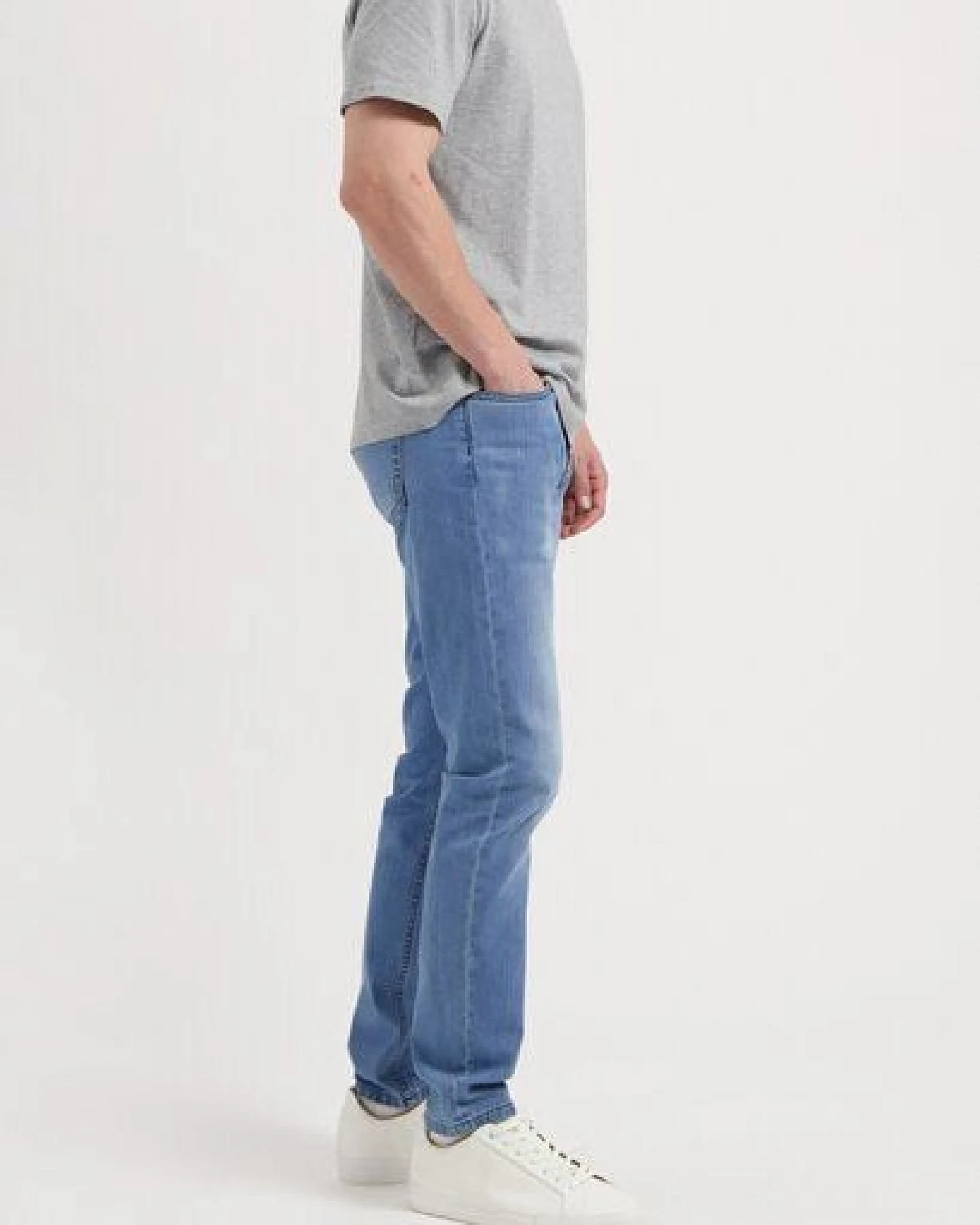 MUD Jeans Rick Mid Slim - Old Stone – Ansicht 2