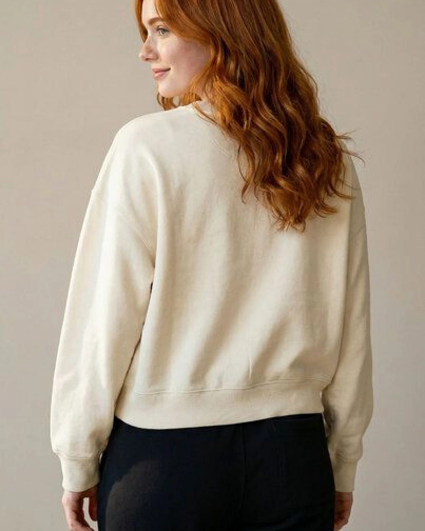 THE FACE OF ELEMENTS ESSENTIAL - RELAXED BOXY FIT SWEATSHIRT AUS 100% BIO-BAUMWOLLE – Ansicht 2