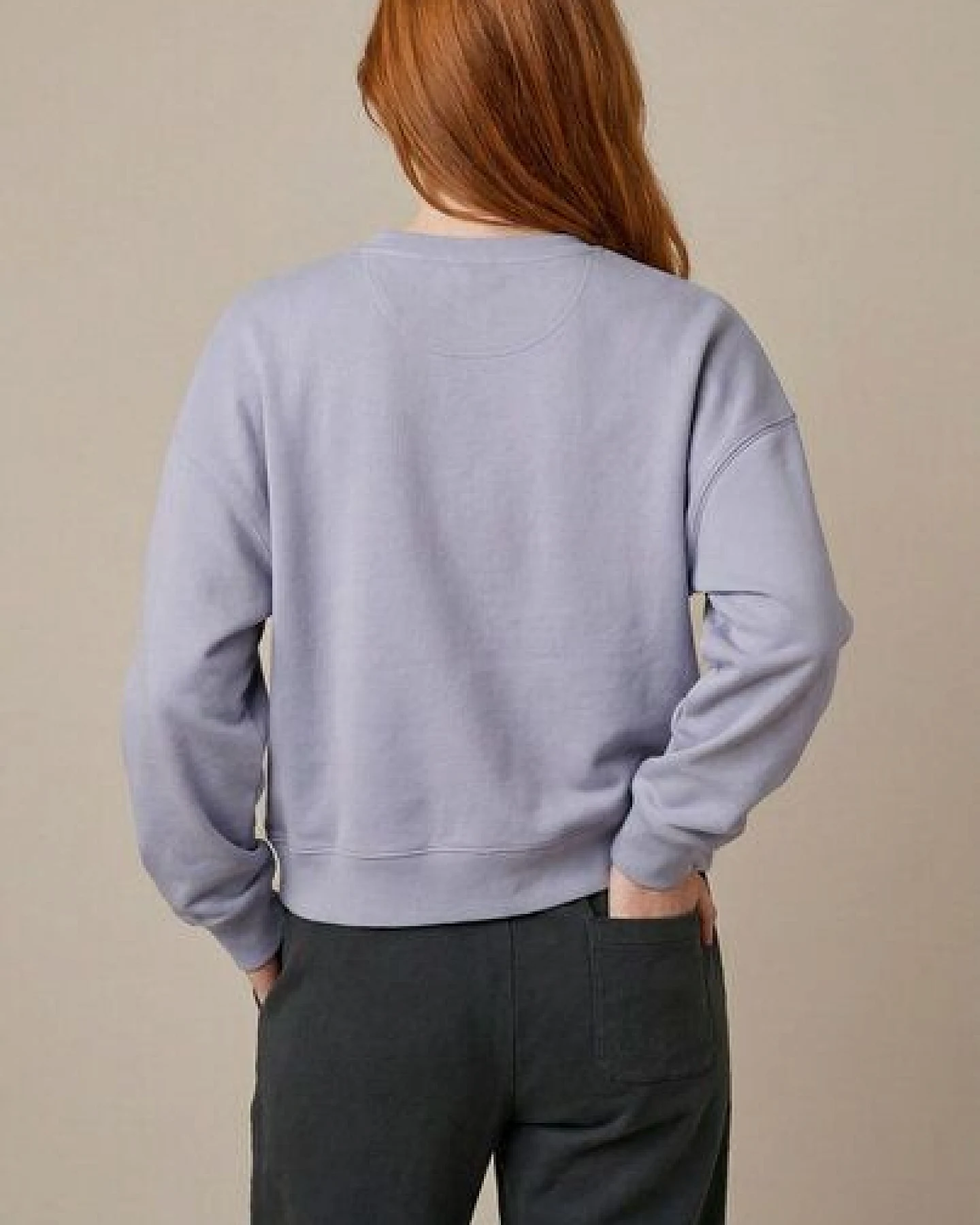 THE FACE OF ELEMENTS ESSENTIAL - RELAXED BOXY FIT SWEATSHIRT AUS 100% BIO-BAUMWOLLE – Ansicht 2