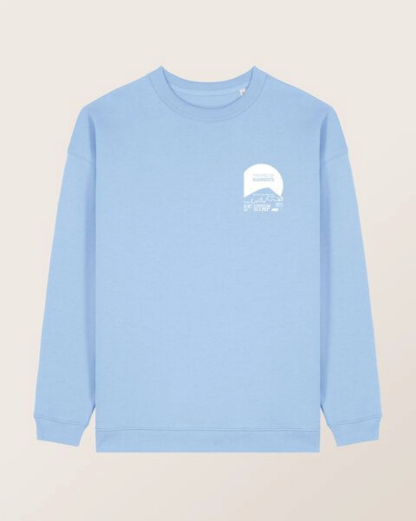 THE FACE OF ELEMENTS MOUNT FUJI - OVERSIZED FIT SWEATSHIRT AUS 100% BIO-BAUMWOLLE – Ansicht 4