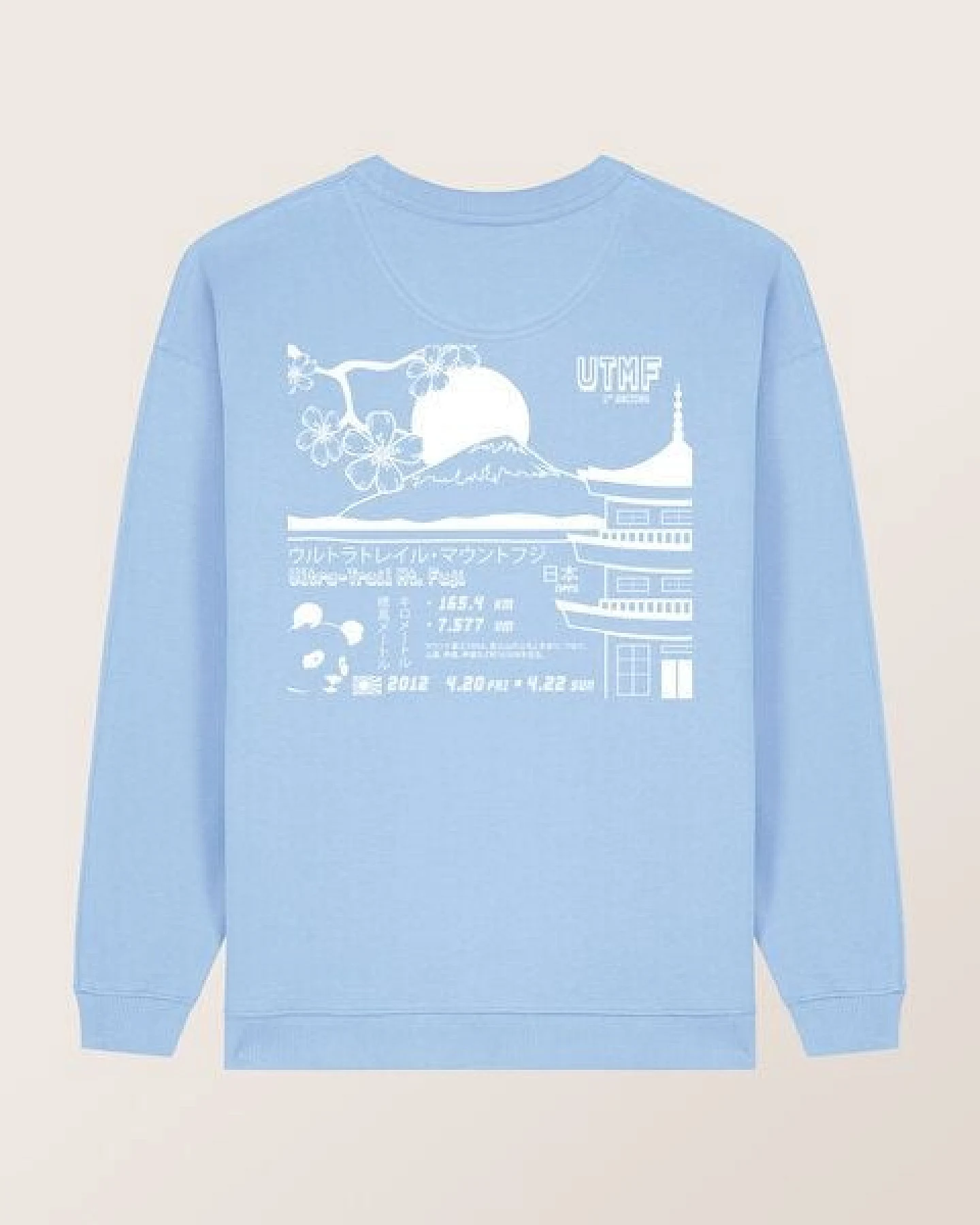 THE FACE OF ELEMENTS MOUNT FUJI - OVERSIZED FIT SWEATSHIRT AUS 100% BIO-BAUMWOLLE – Ansicht 3