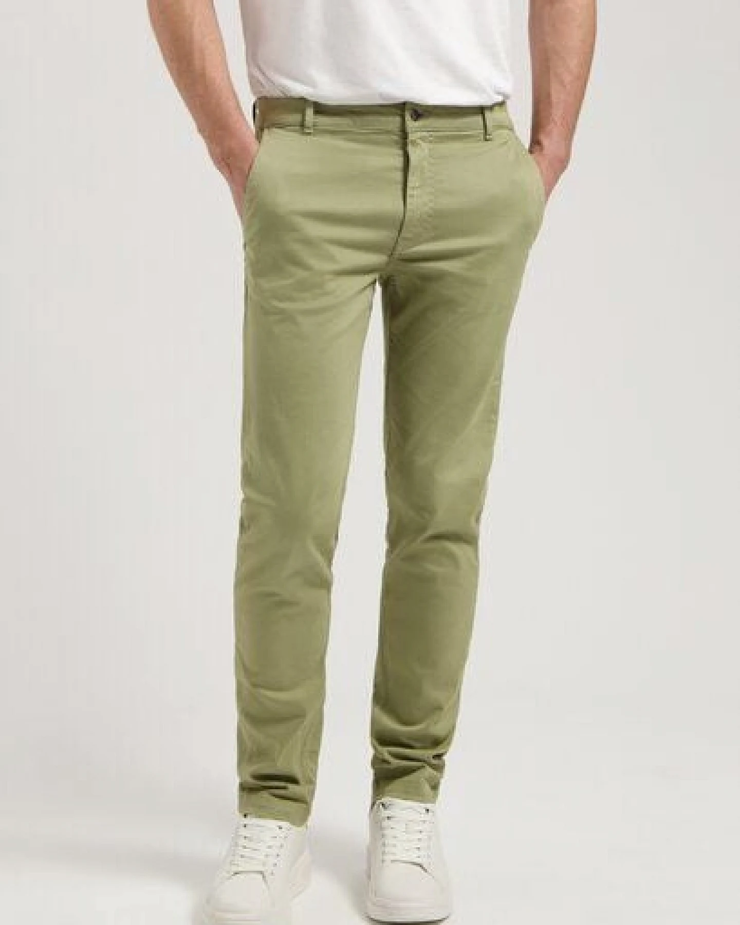 MUD Jeans Unisex Jeans "Scott Mid Tapered - Rustic Green" – Ansicht 4