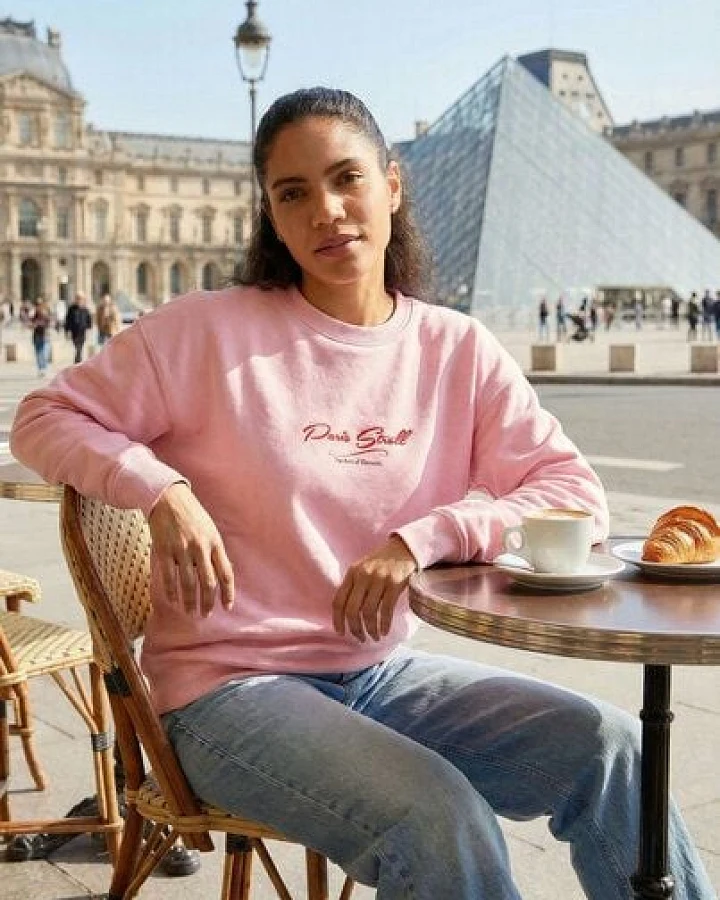 THE FACE OF ELEMENTS PARIS STROLL - OVERSIZED FIT SWEATSHIRT AUS 100% BIO-BAUMWOLLE