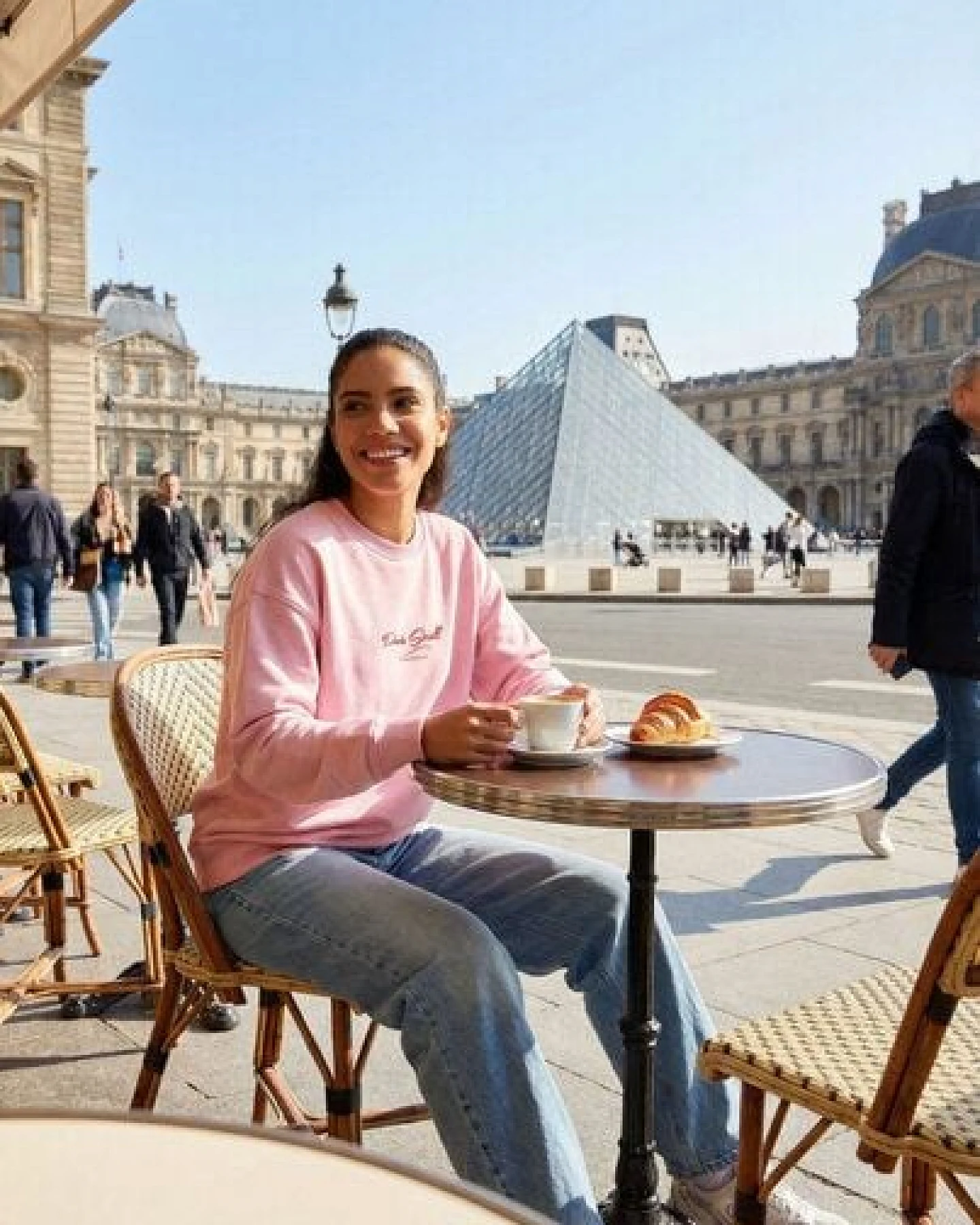 THE FACE OF ELEMENTS PARIS STROLL - OVERSIZED FIT SWEATSHIRT AUS 100% BIO-BAUMWOLLE – Ansicht 2
