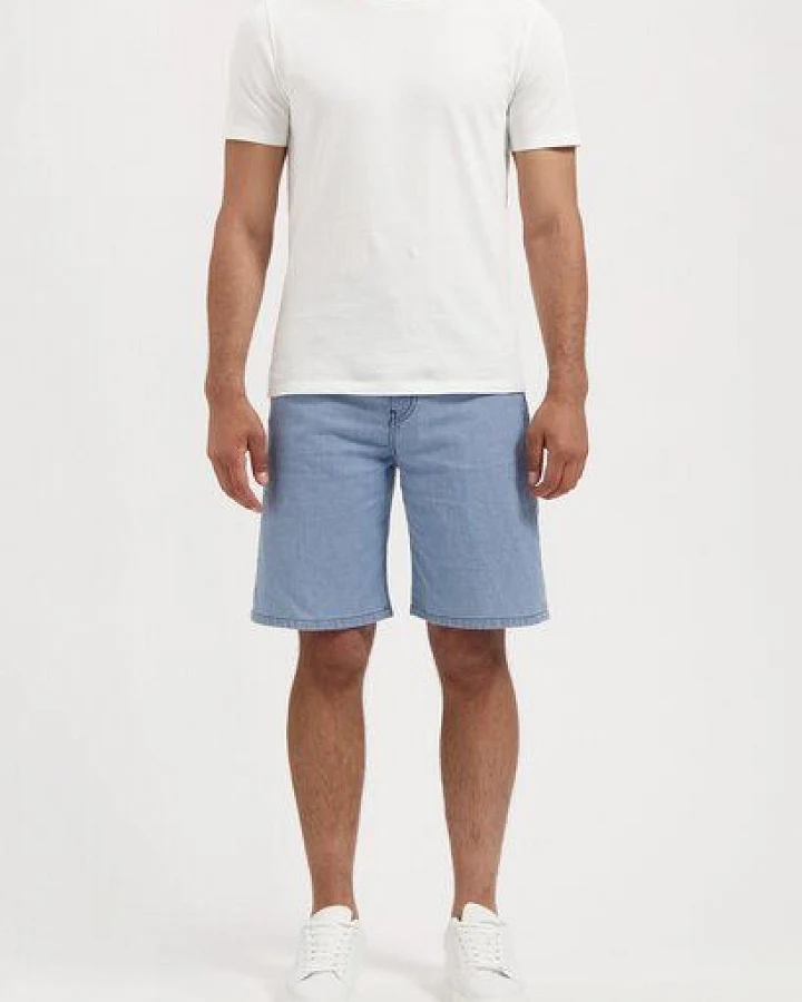 MUD Jeans Herren Jeans "James Summer Short - Stone Vintage"