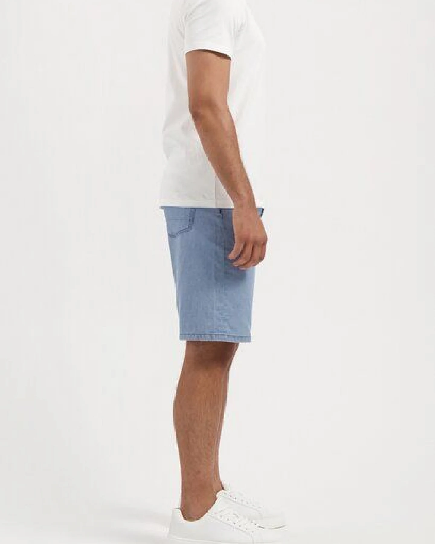 MUD Jeans Herren Jeans "James Summer Short - Stone Vintage" – Ansicht 2