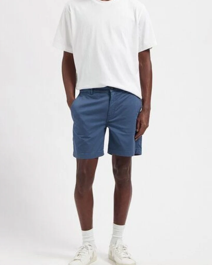 MUD Jeans Herren Shorts "Andy Short - Slate Blue"