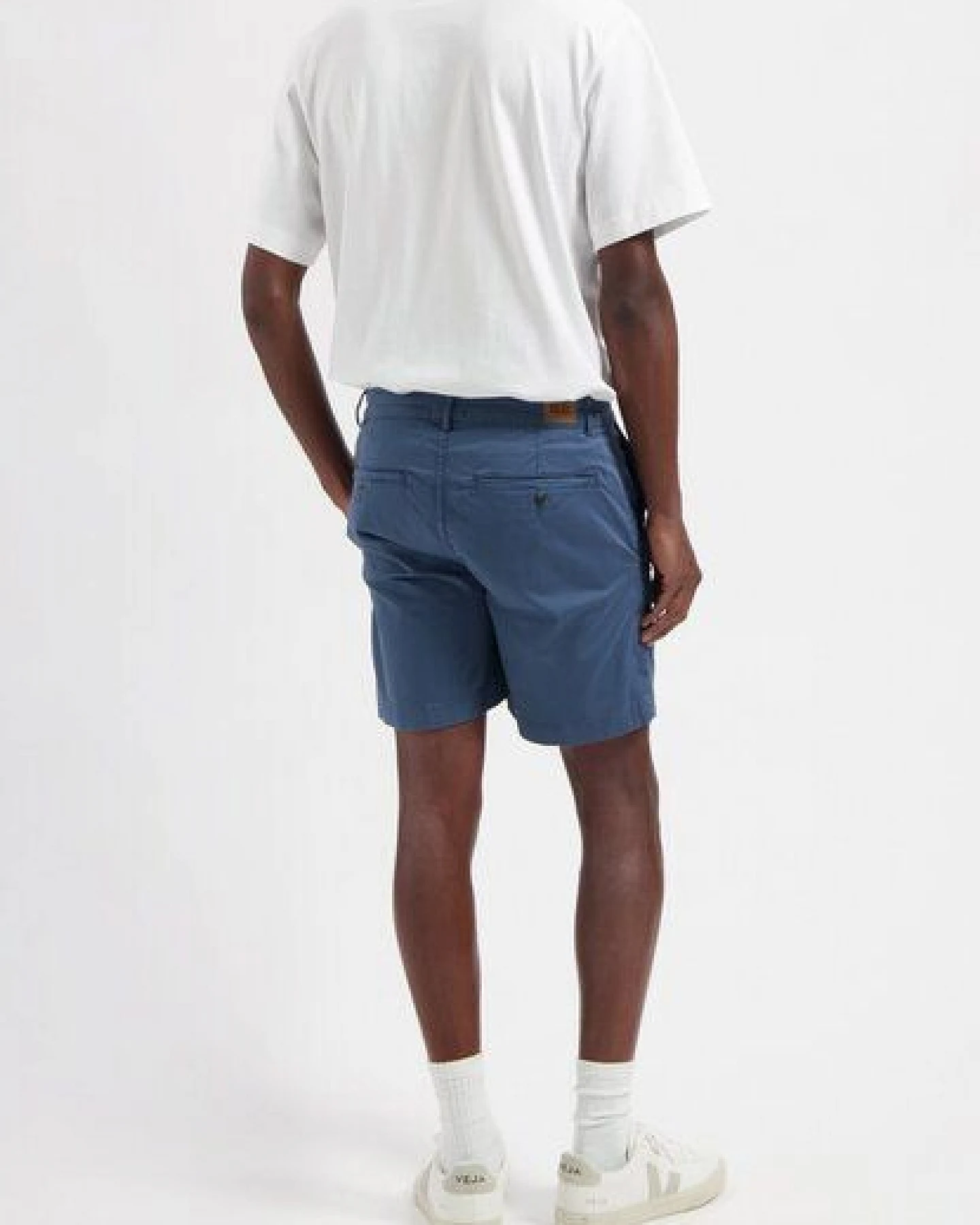 MUD Jeans Herren Shorts "Andy Short - Slate Blue" – Ansicht 3