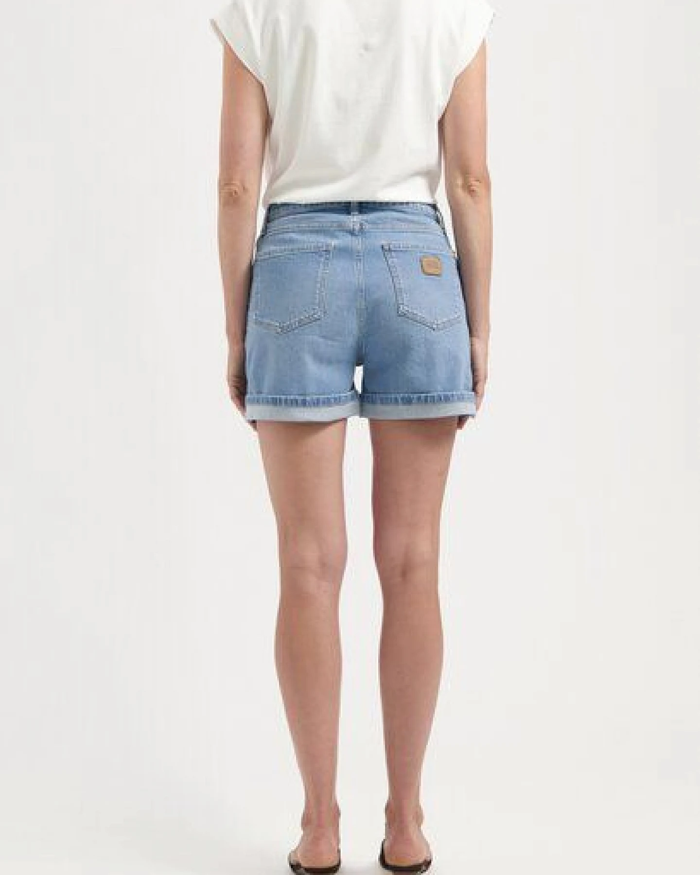 MUD Jeans Damen Jeans "Jazz Short - Light Stone Vintage" – Ansicht 3