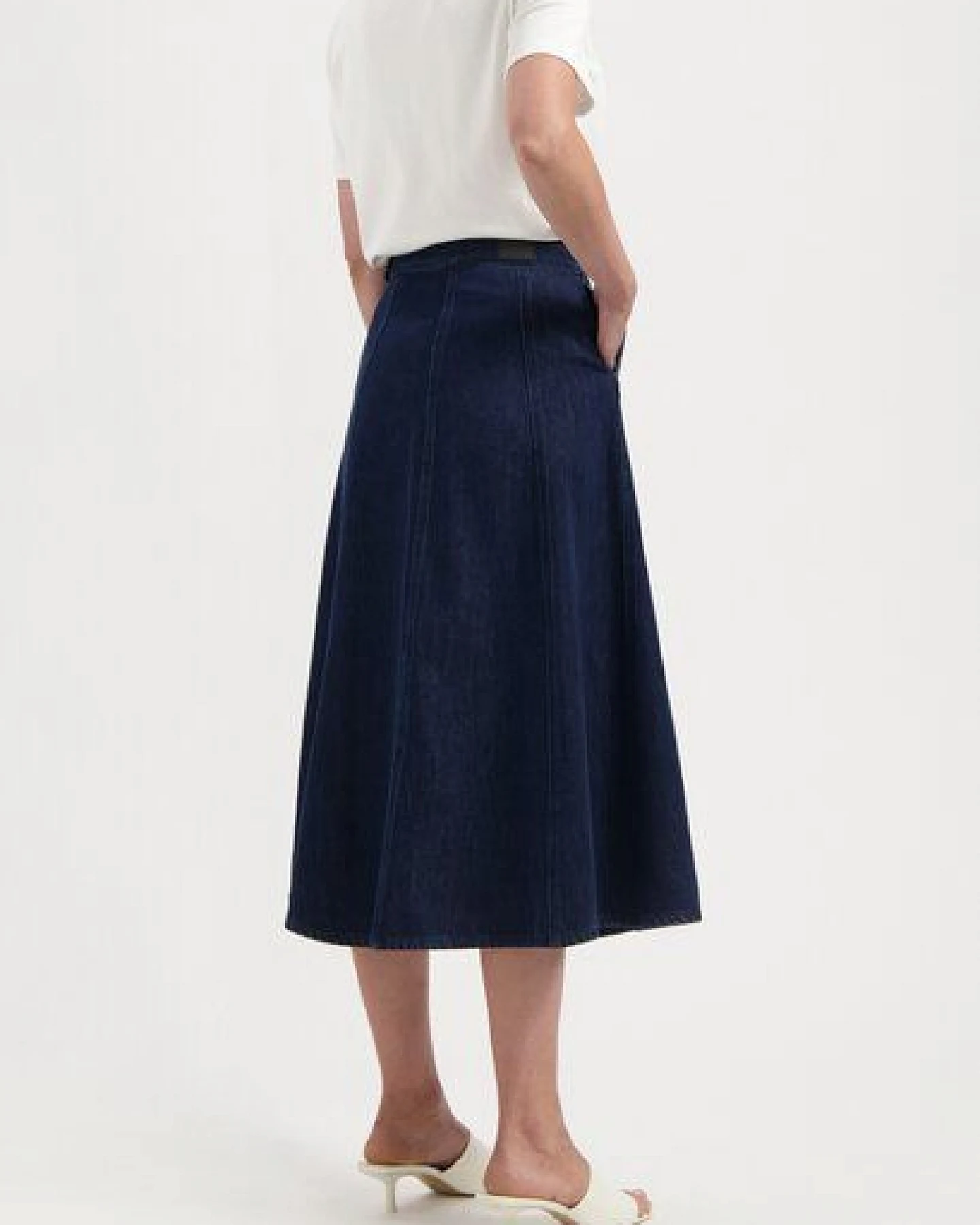 MUD Jeans Damen Jeans "Mae Panel Skirt - Stone Indigo" – Ansicht 2