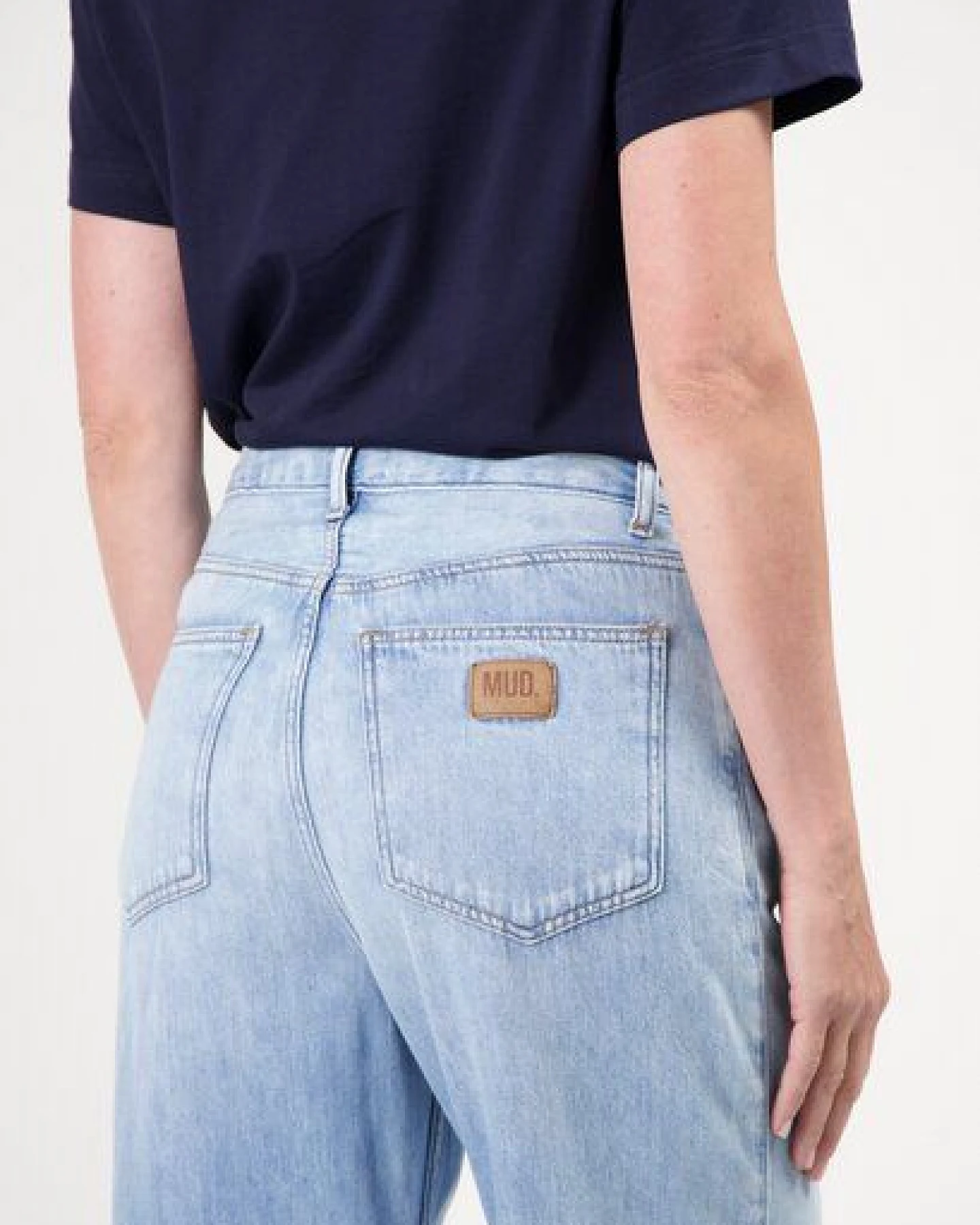 MUD Jeans Damen Jeans "Brooke High Barrel Flow - Stone Vintage" – Ansicht 4