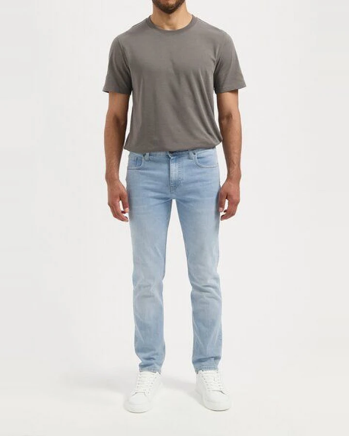 MUD Jeans Herren Jeans "Bryce Mid Straight - Light Aged"
