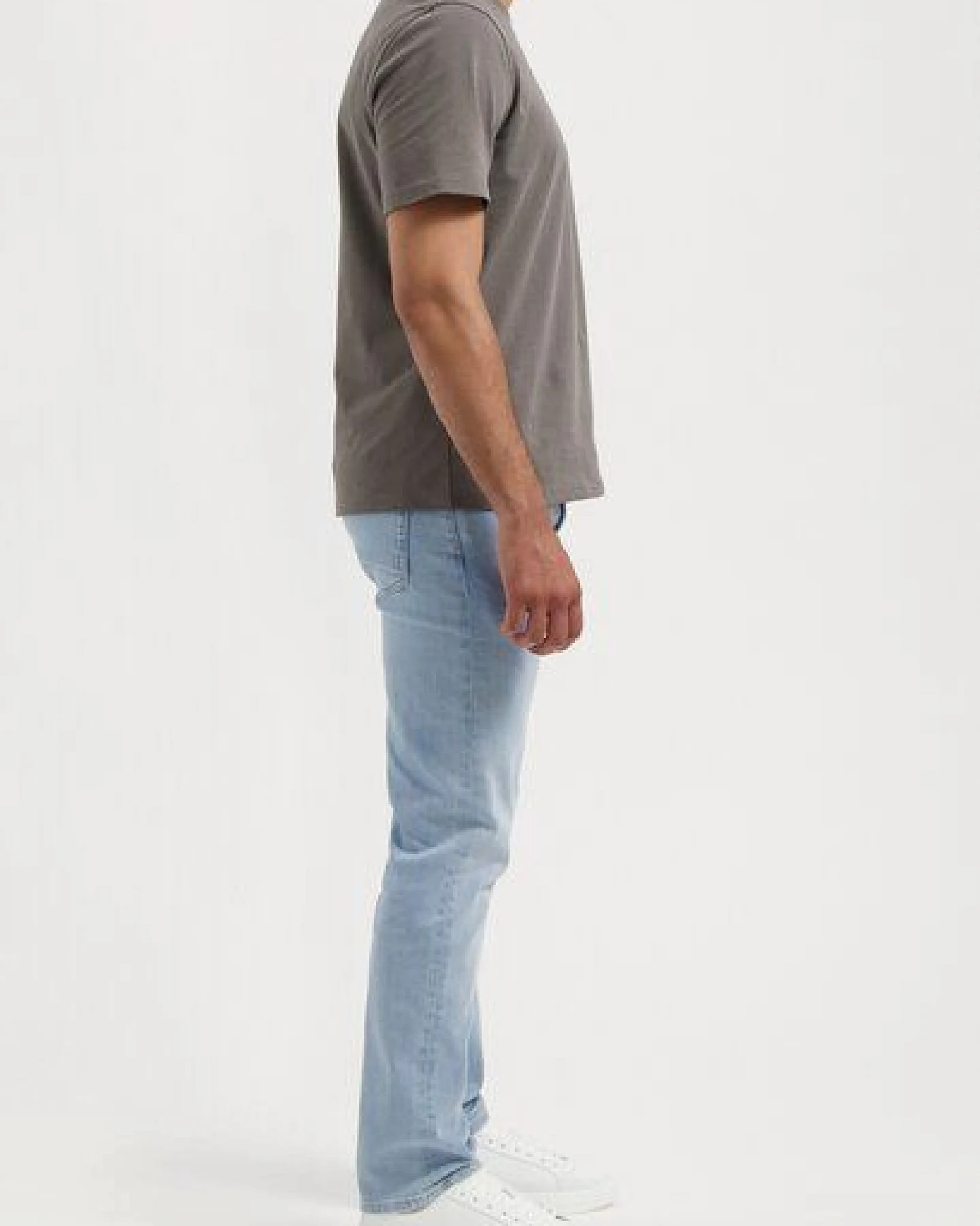 MUD Jeans Herren Jeans "Bryce Mid Straight - Light Aged" – Ansicht 2