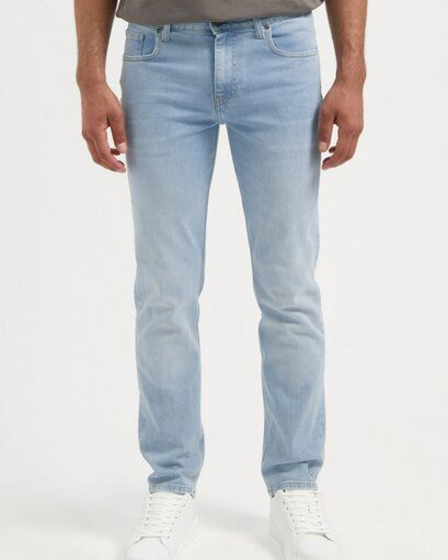 MUD Jeans Herren Jeans "Bryce Mid Straight - Light Aged" – Ansicht 4