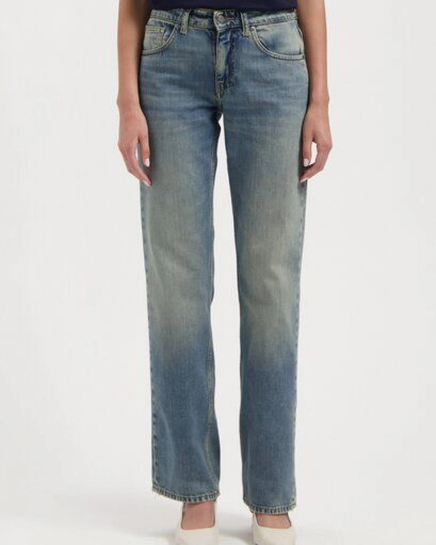 MUD Jeans Damen Jeans "Carry Mid Straight - Earth Vintage" – Ansicht 4